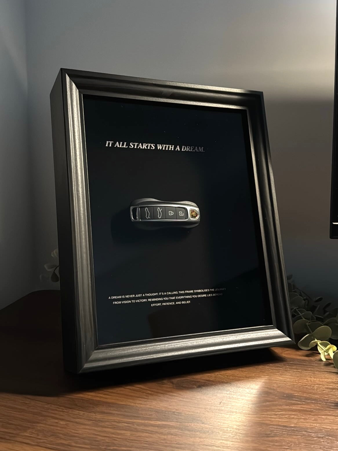 "It All Starts With A Dream" Frame - Porsche Edition