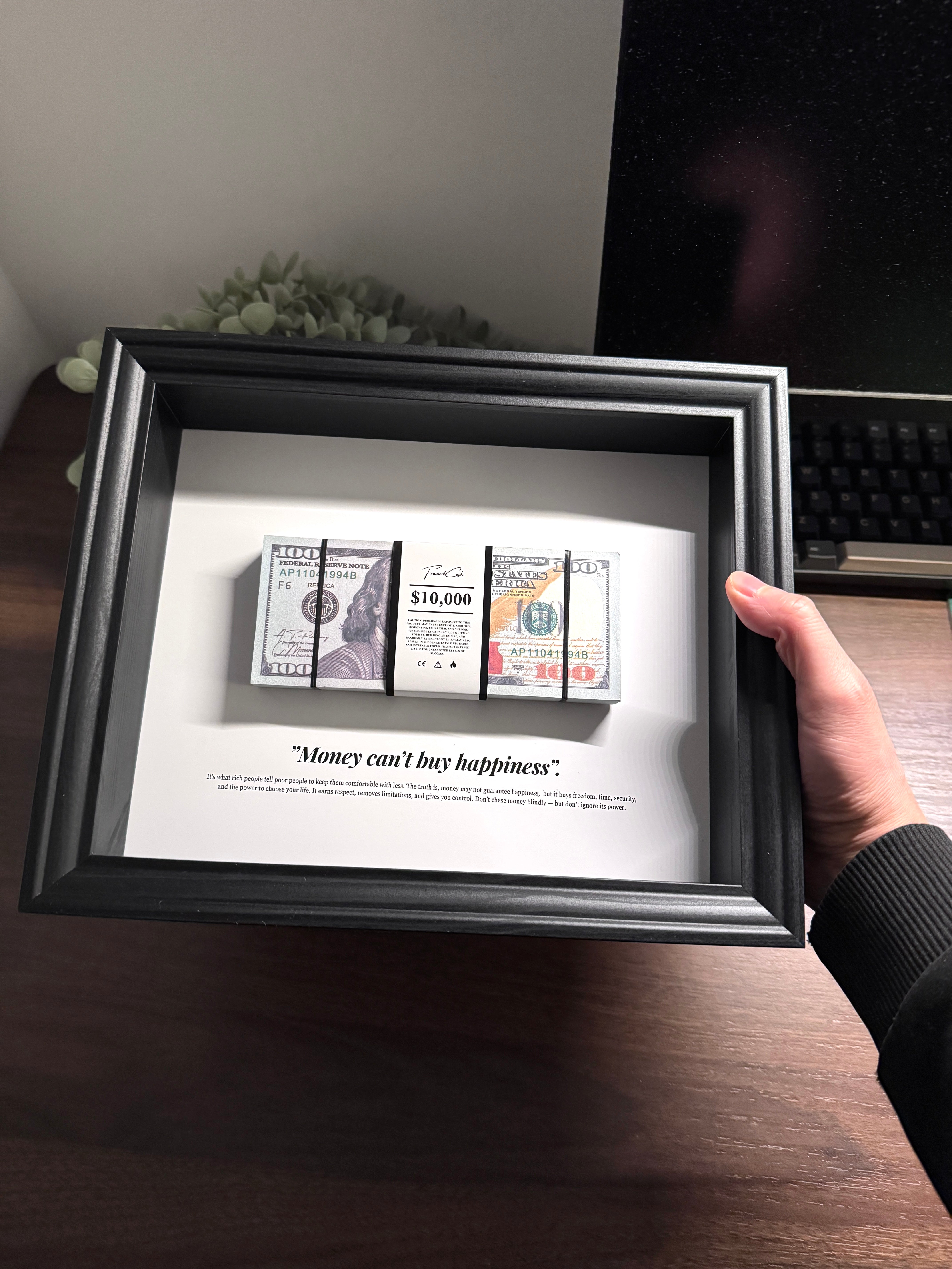 "Money Can't Buy Happiness" - USD Edition