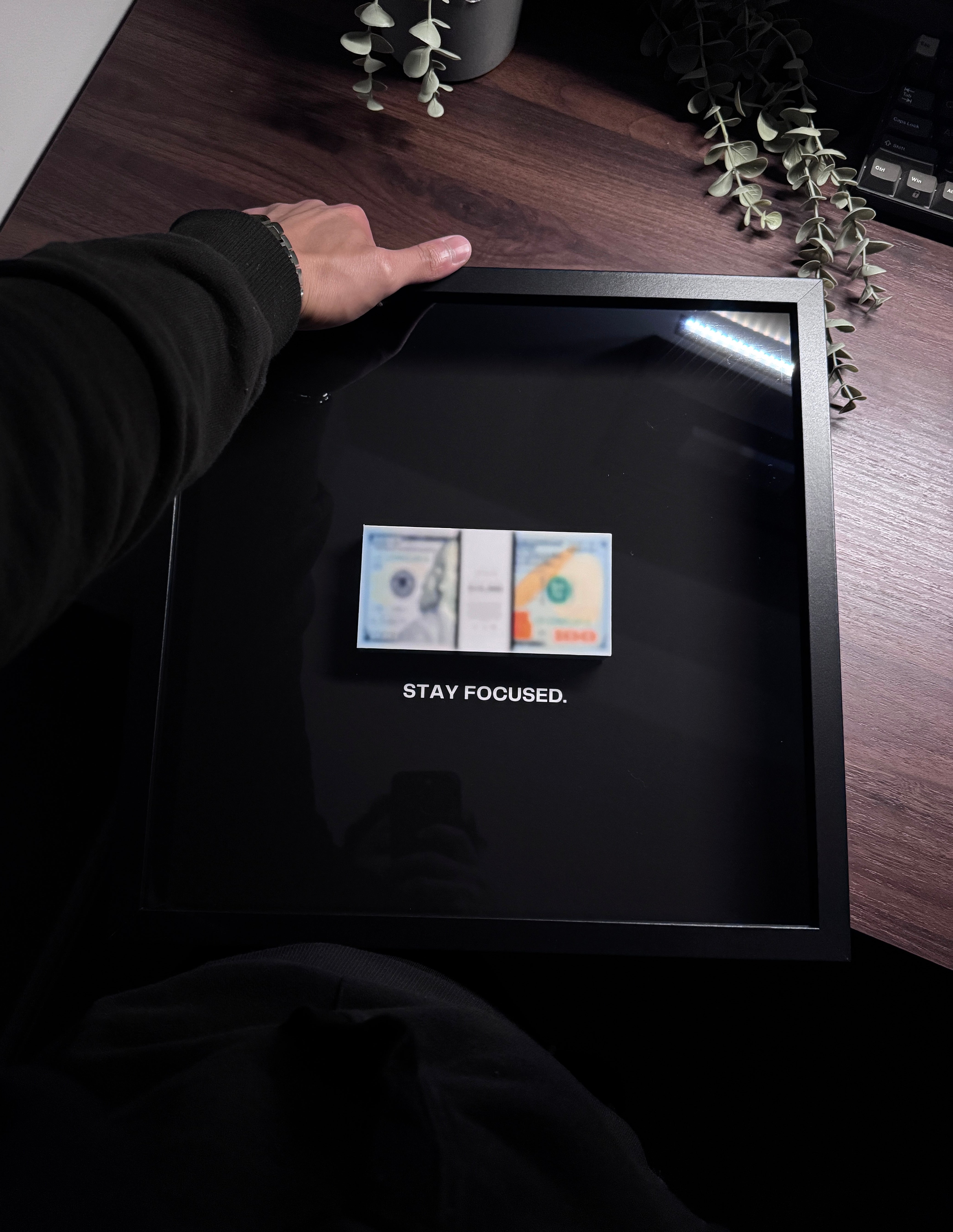 Stay Focused - Blurred Money Stack