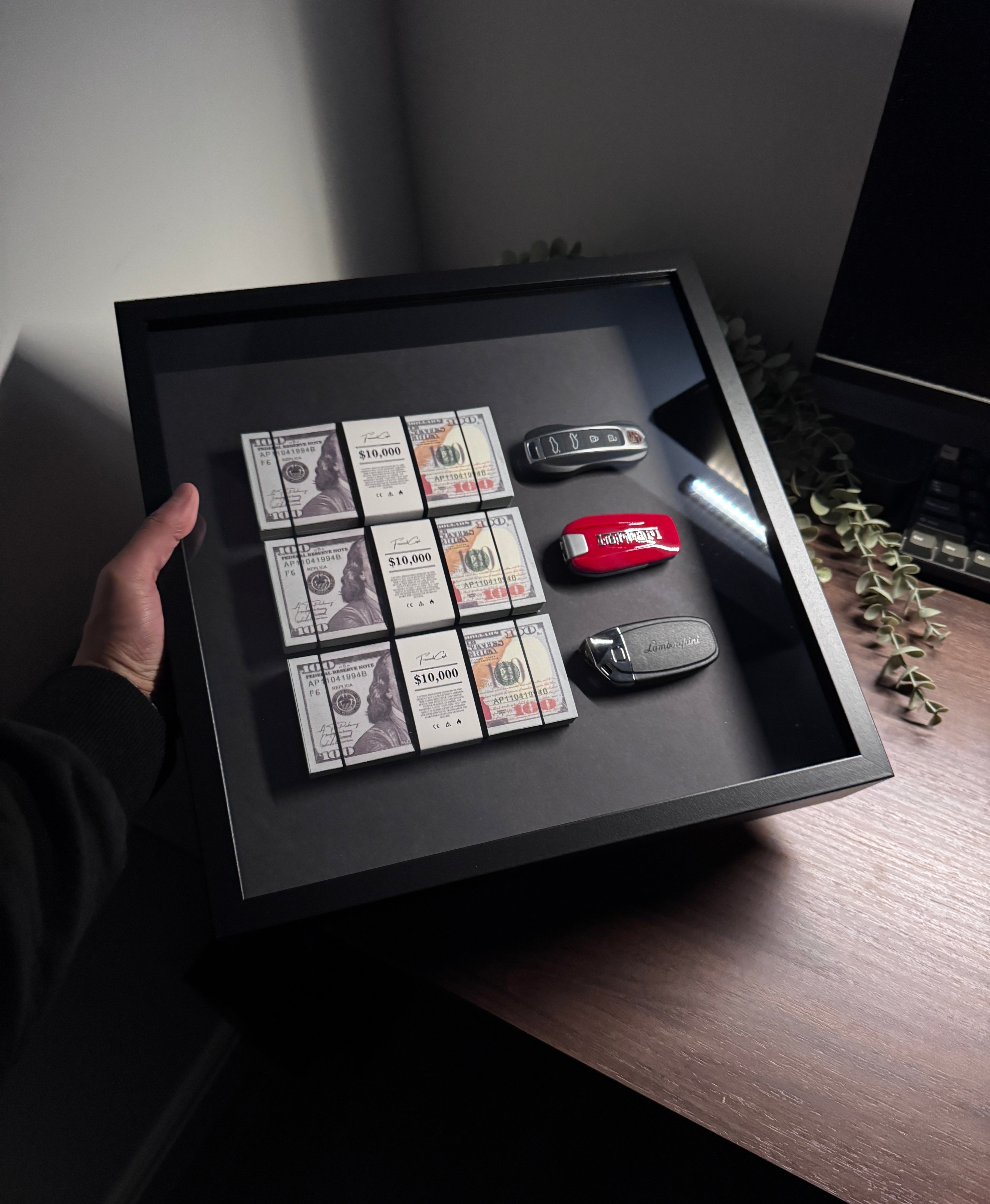 The Wealth Display – USD & Supercar Keys