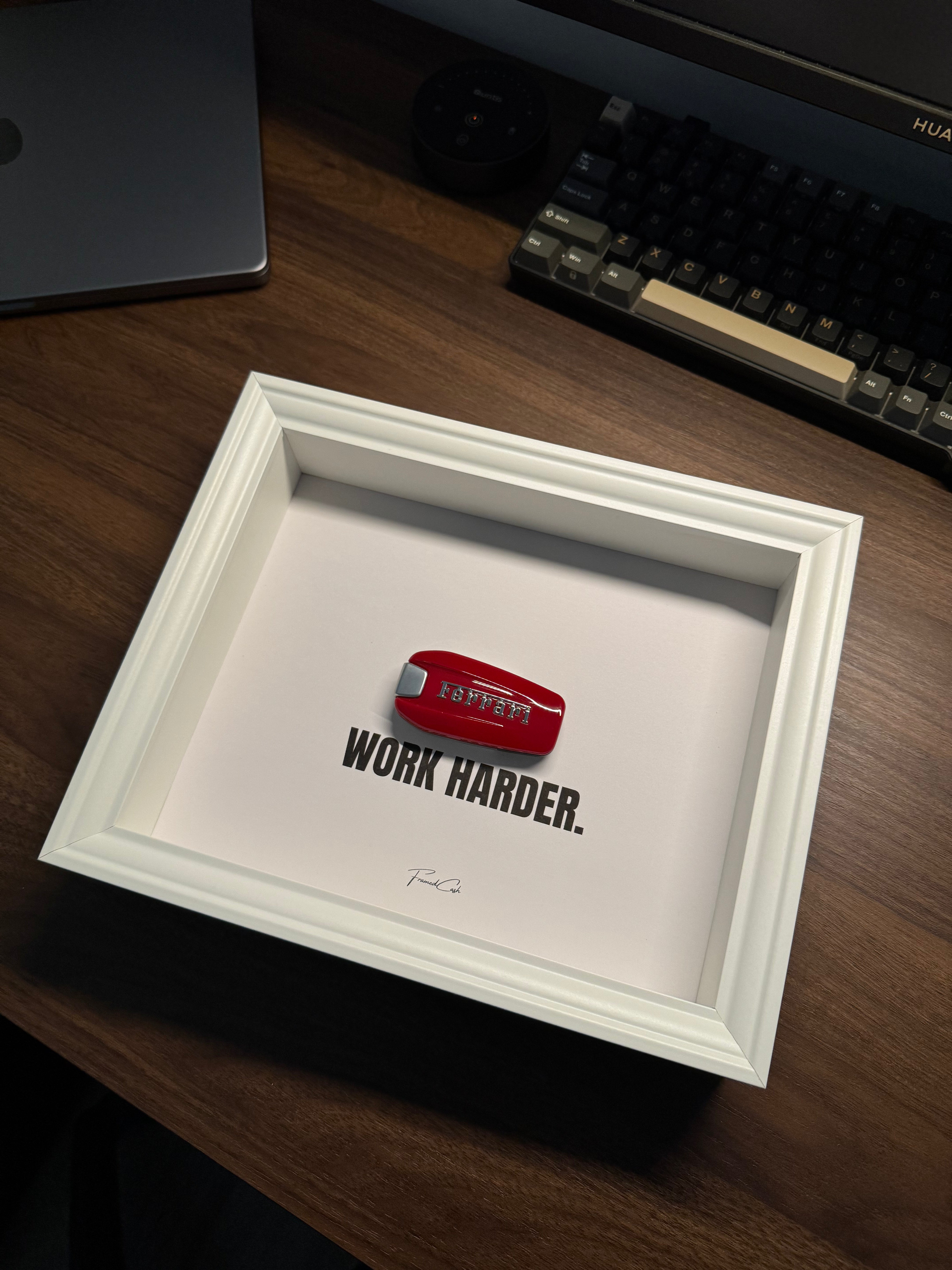 La Ferrari Key Frame – WORK HARDER (White)