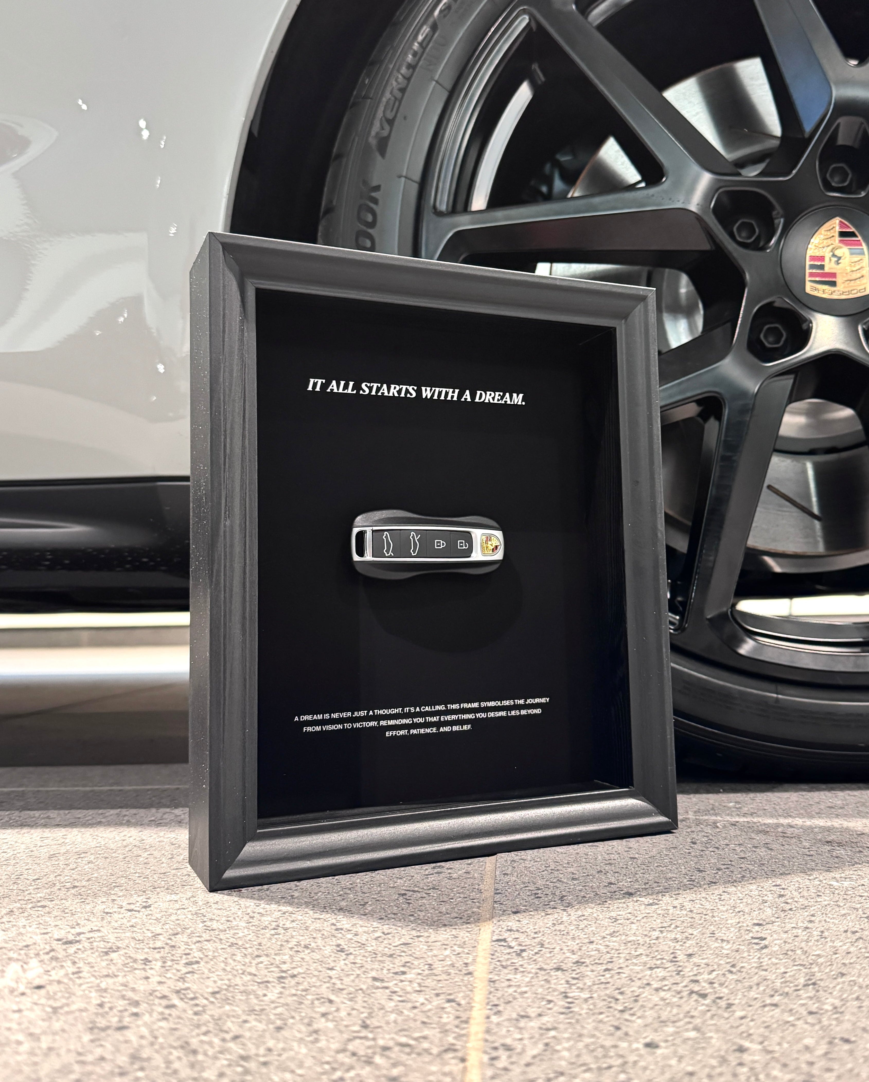 "It All Starts With A Dream" Frame - Porsche Edition