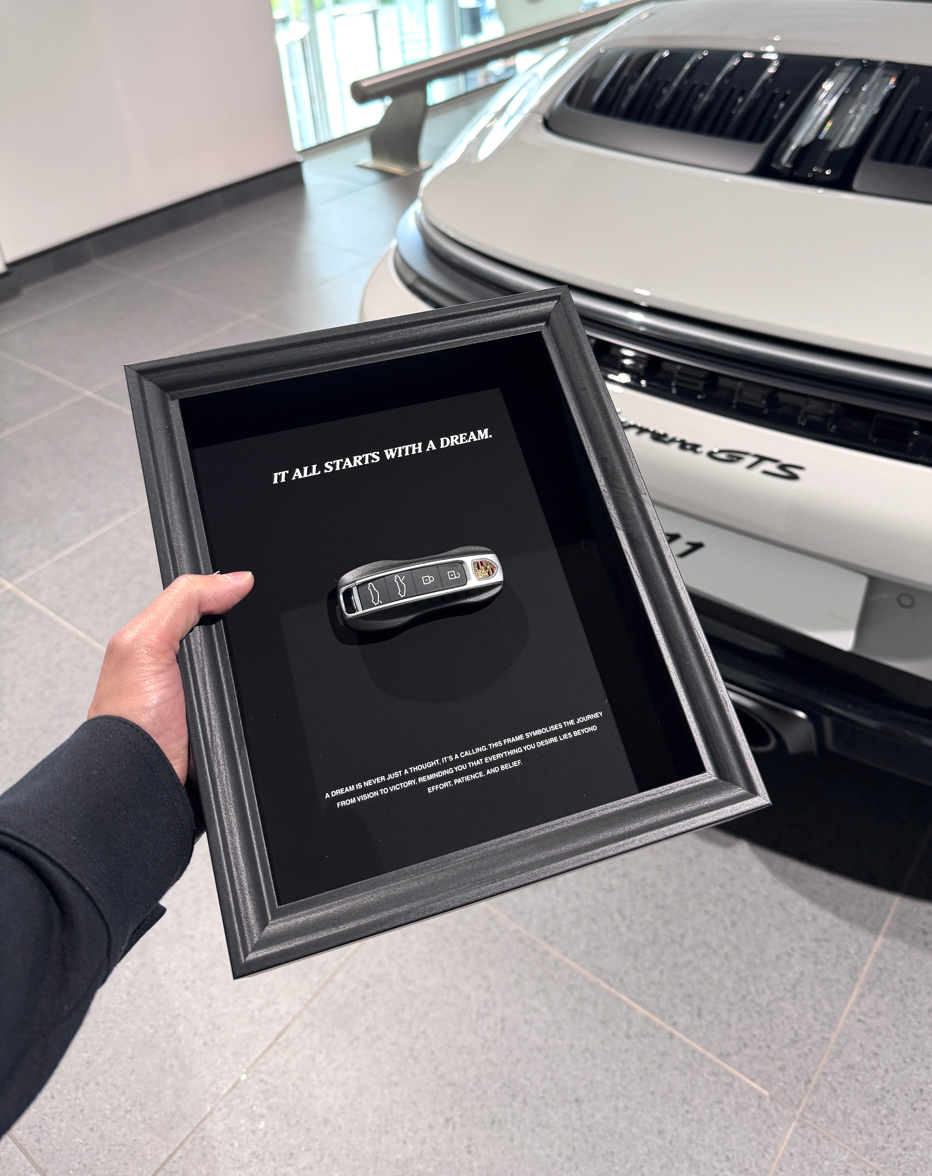"It All Starts With A Dream" Frame - Porsche Edition