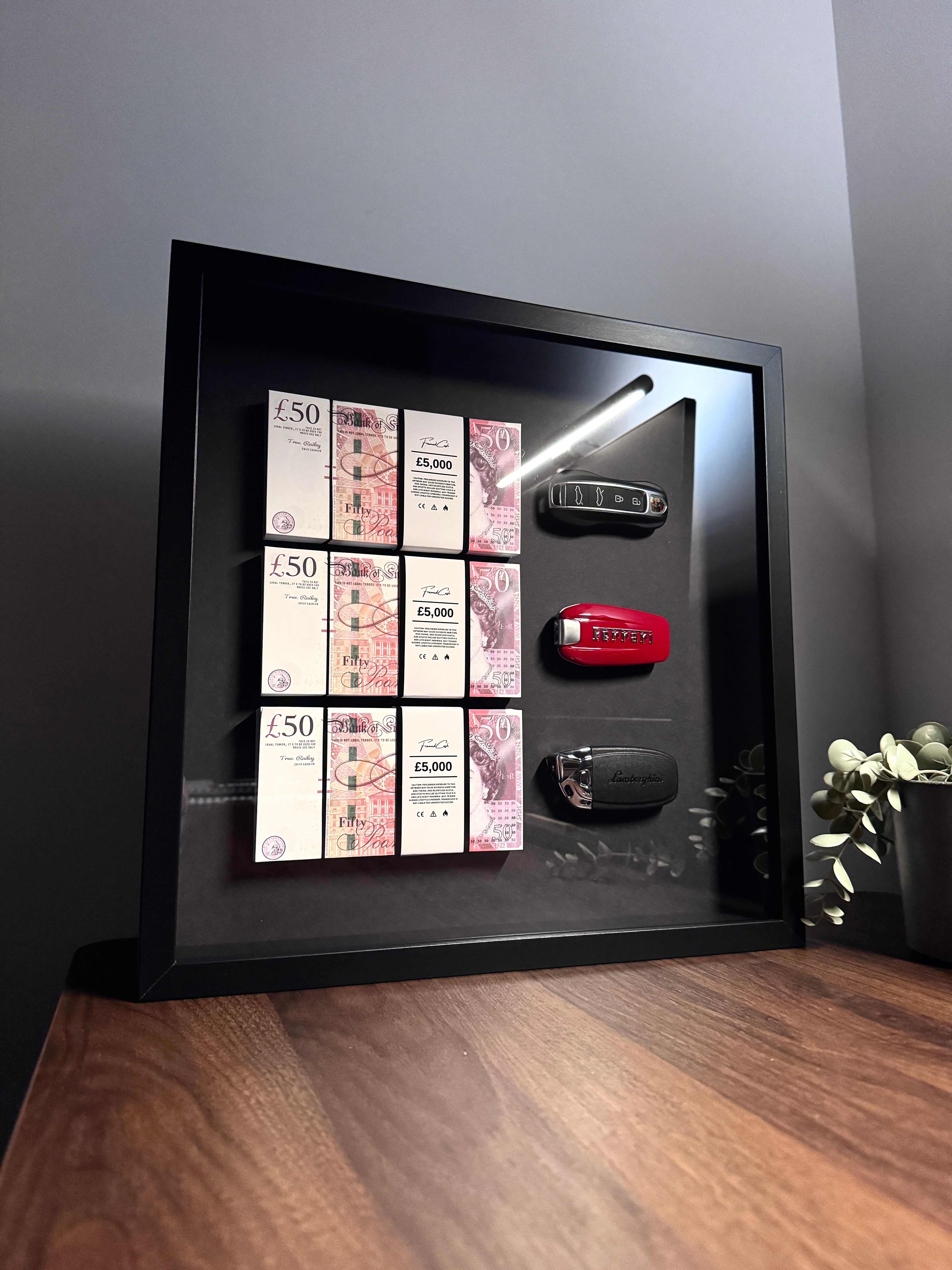 The Wealth Display – GBP & Supercar Keys