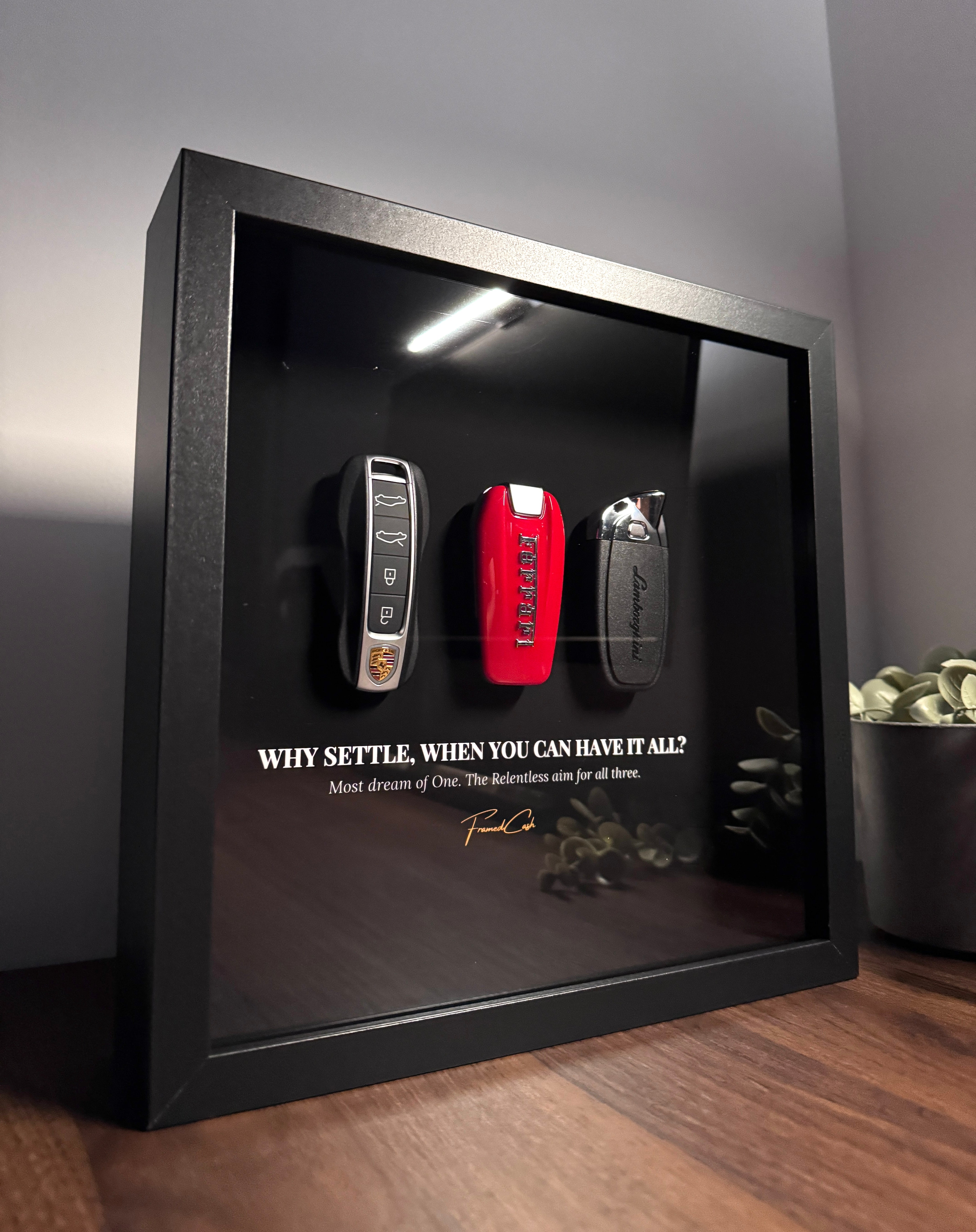 Why Settle? - Supercar Trinity Frame - Ferrari, Porsche & Lamborghini