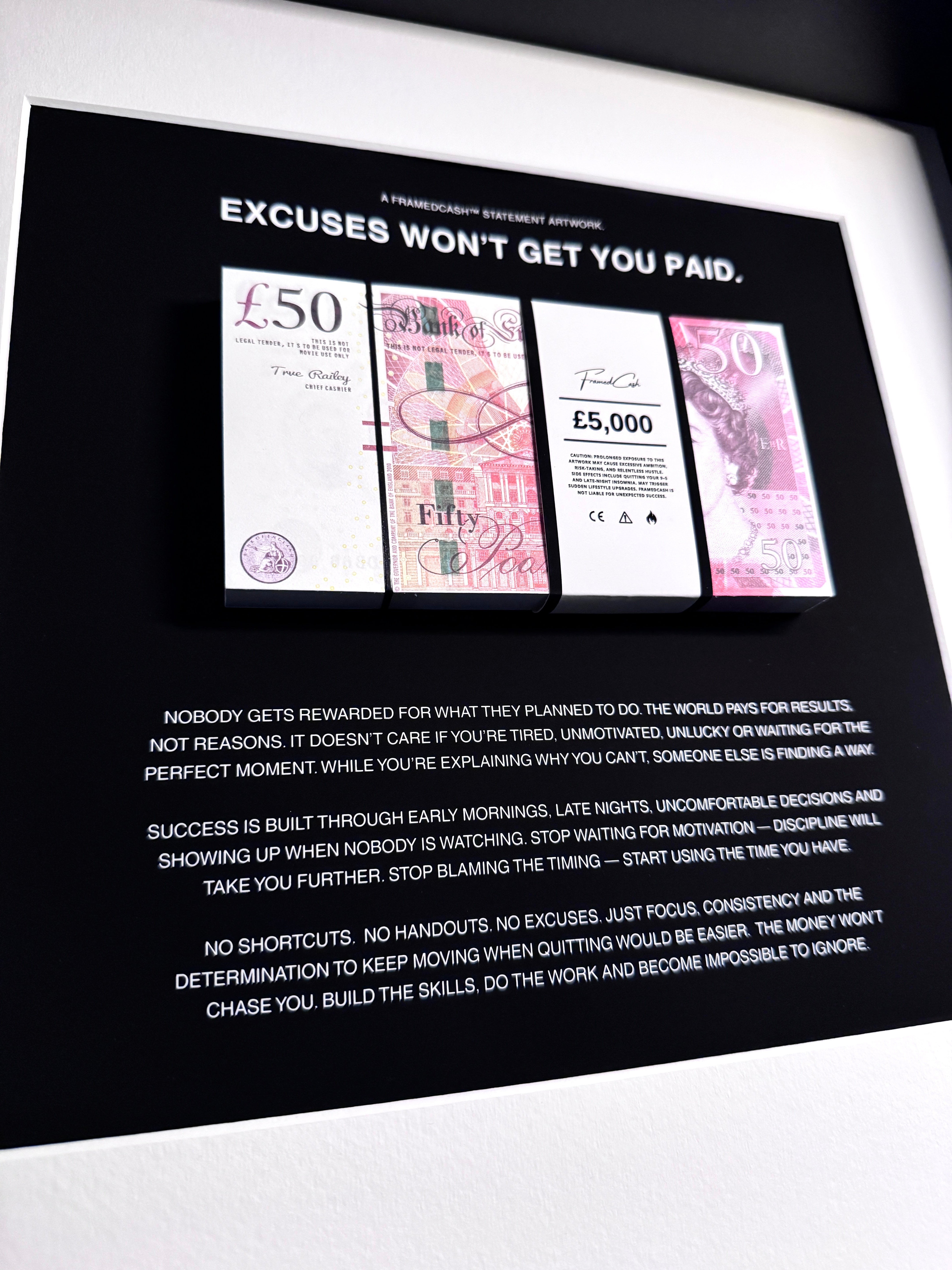EXCUSES WON’T GET YOU PAID - GBP EDITION