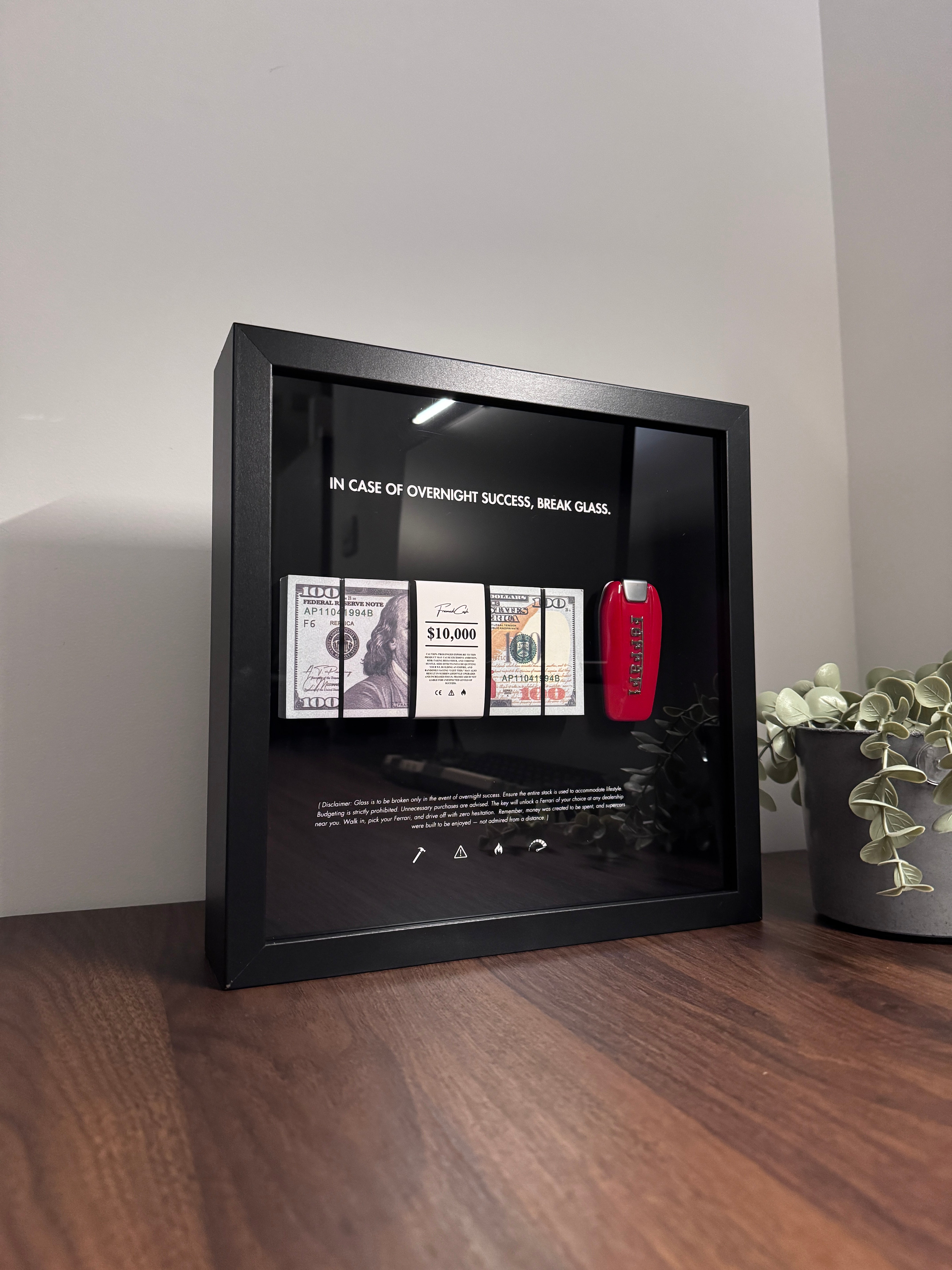 In Case Of Overnight Success Frame - USD & Ferrari Edition