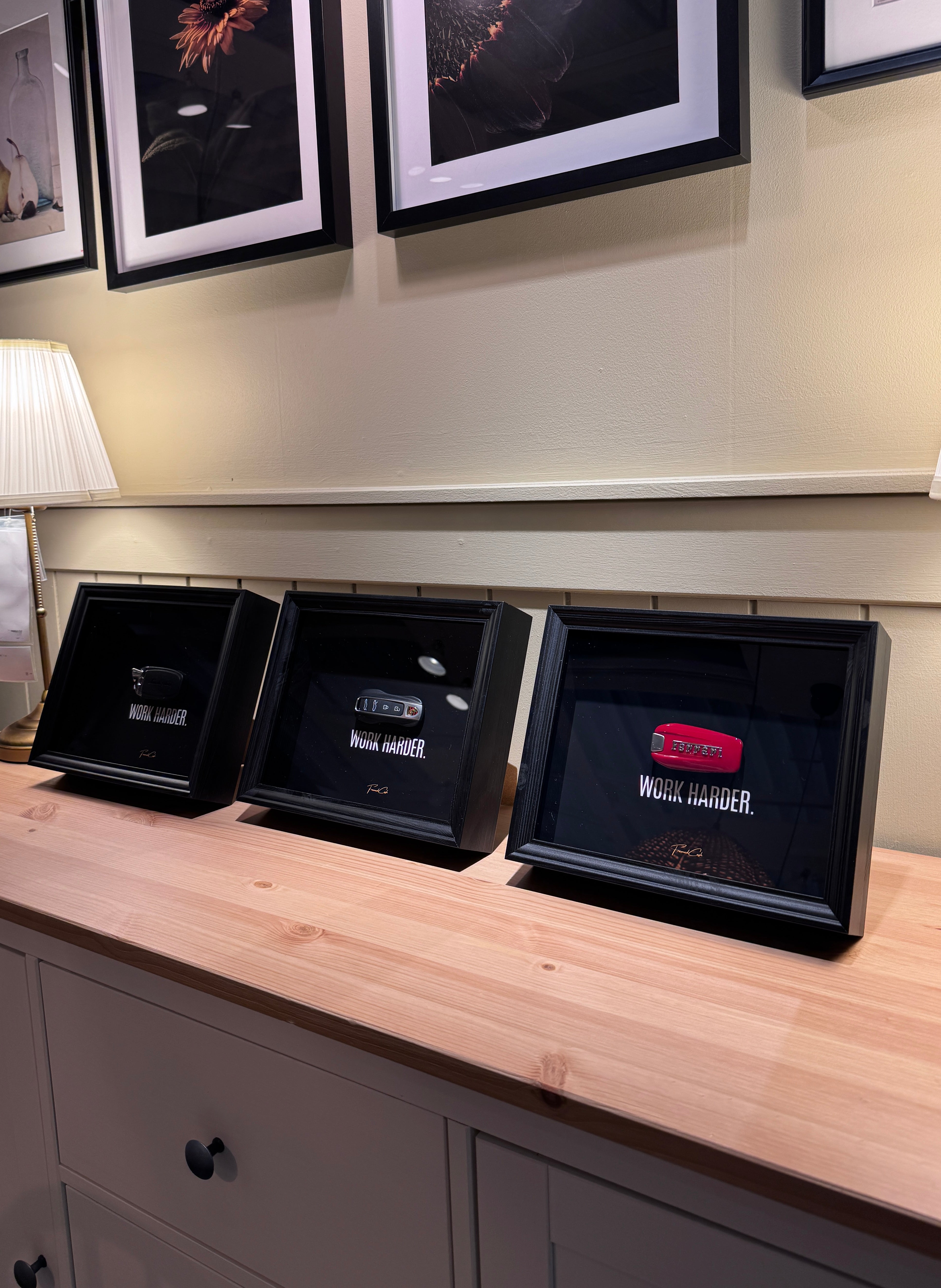 Ferrari Key Framed – WORK HARDER