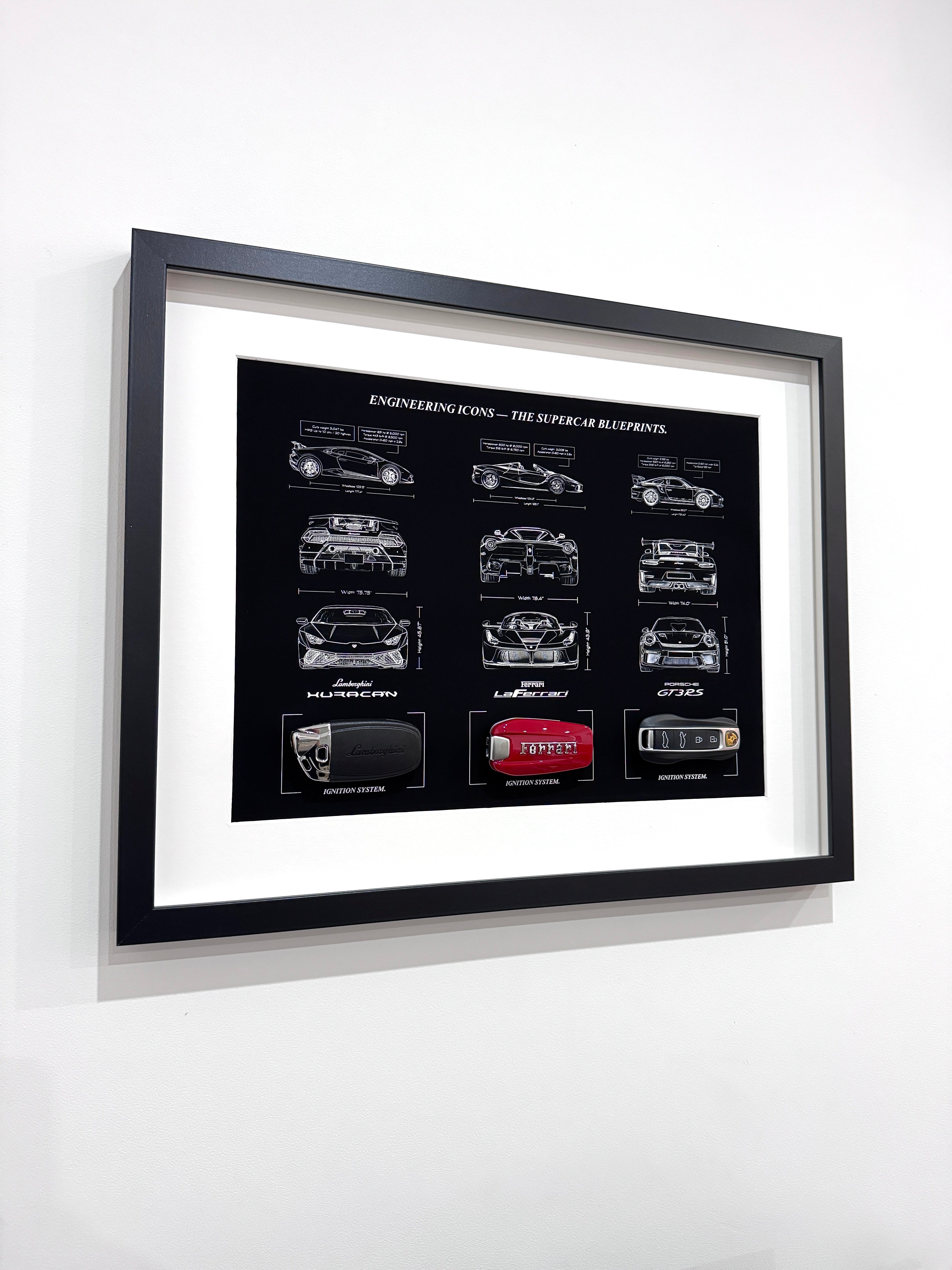 Engineering Icons - The Supercar Blueprints & Keys Frame
