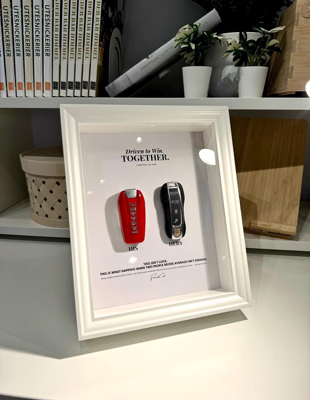 His & Hers - Luxury Keys Frame Decór