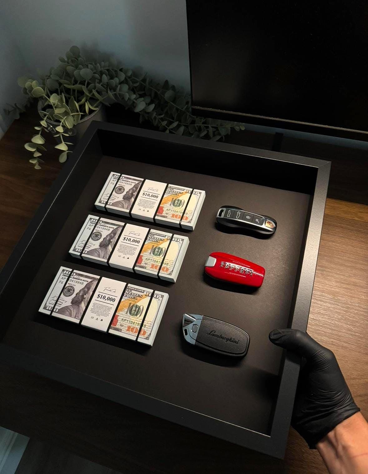 The Wealth Display – USD & Supercar Keys
