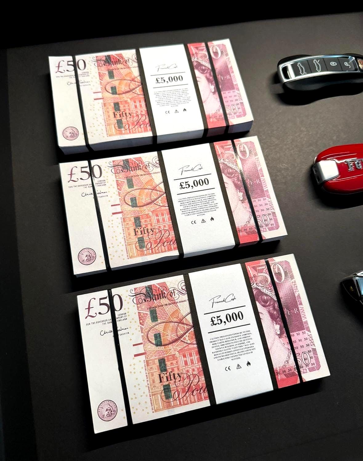 The Wealth Display – GBP & Supercar Keys