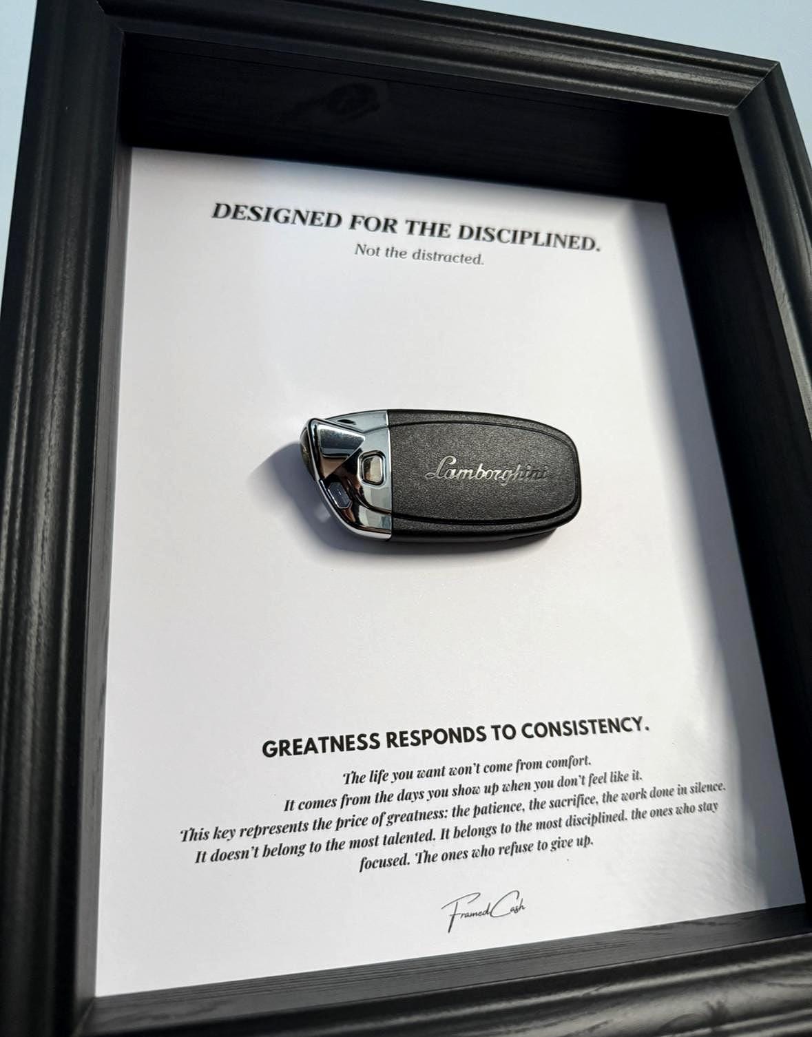 Designed for the Disciplined | Motivational Lamborghini Key Frame