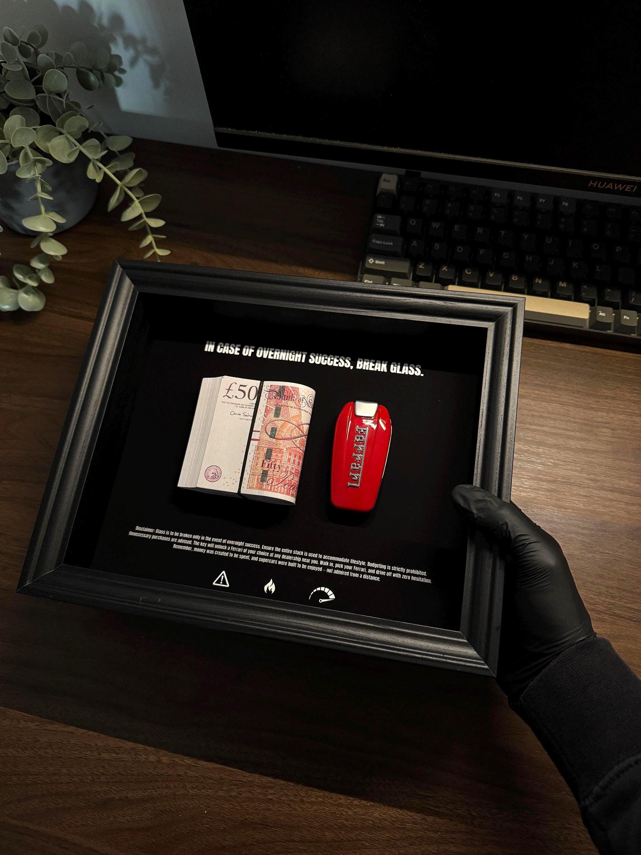 In Case Of Overnight Success Frame - GBP & Ferrari Edition