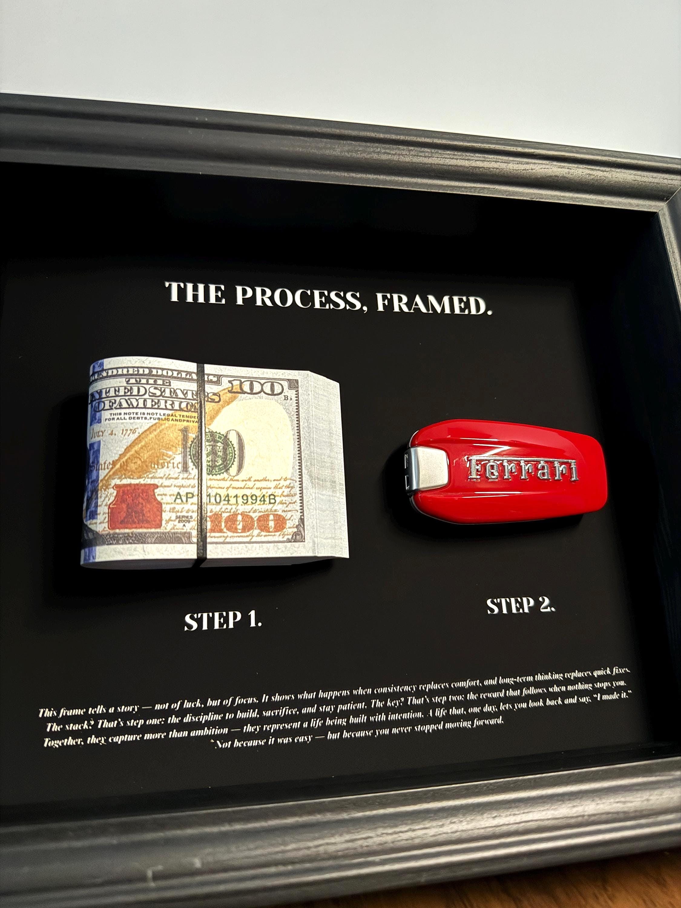 The Process, Framed -  Ferrari & USD Edition