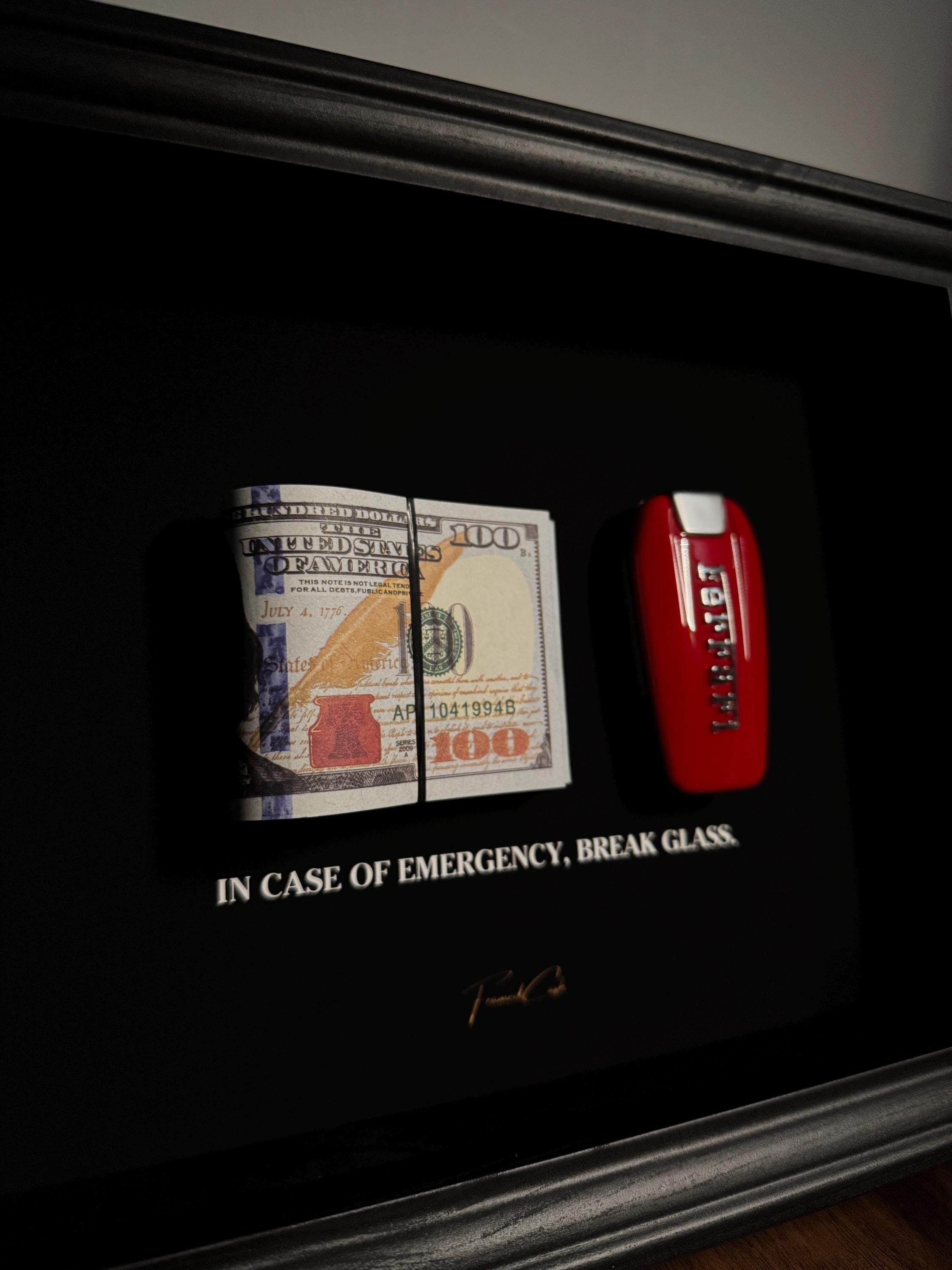 In Case of Emergency Frame -  Ferrari & USD Edition