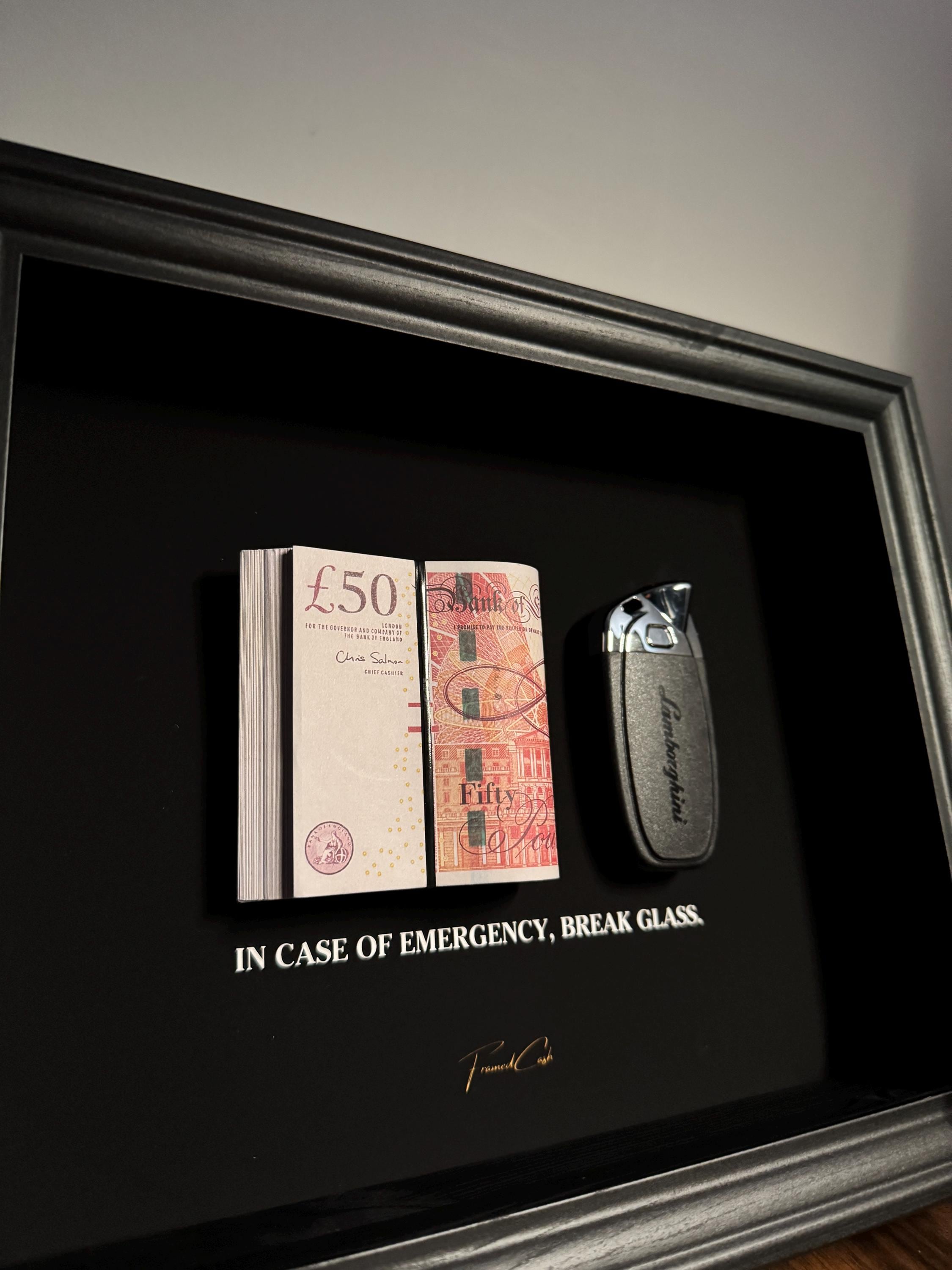 In Case of Emergency Frame - Lamborghini & GBP Edition