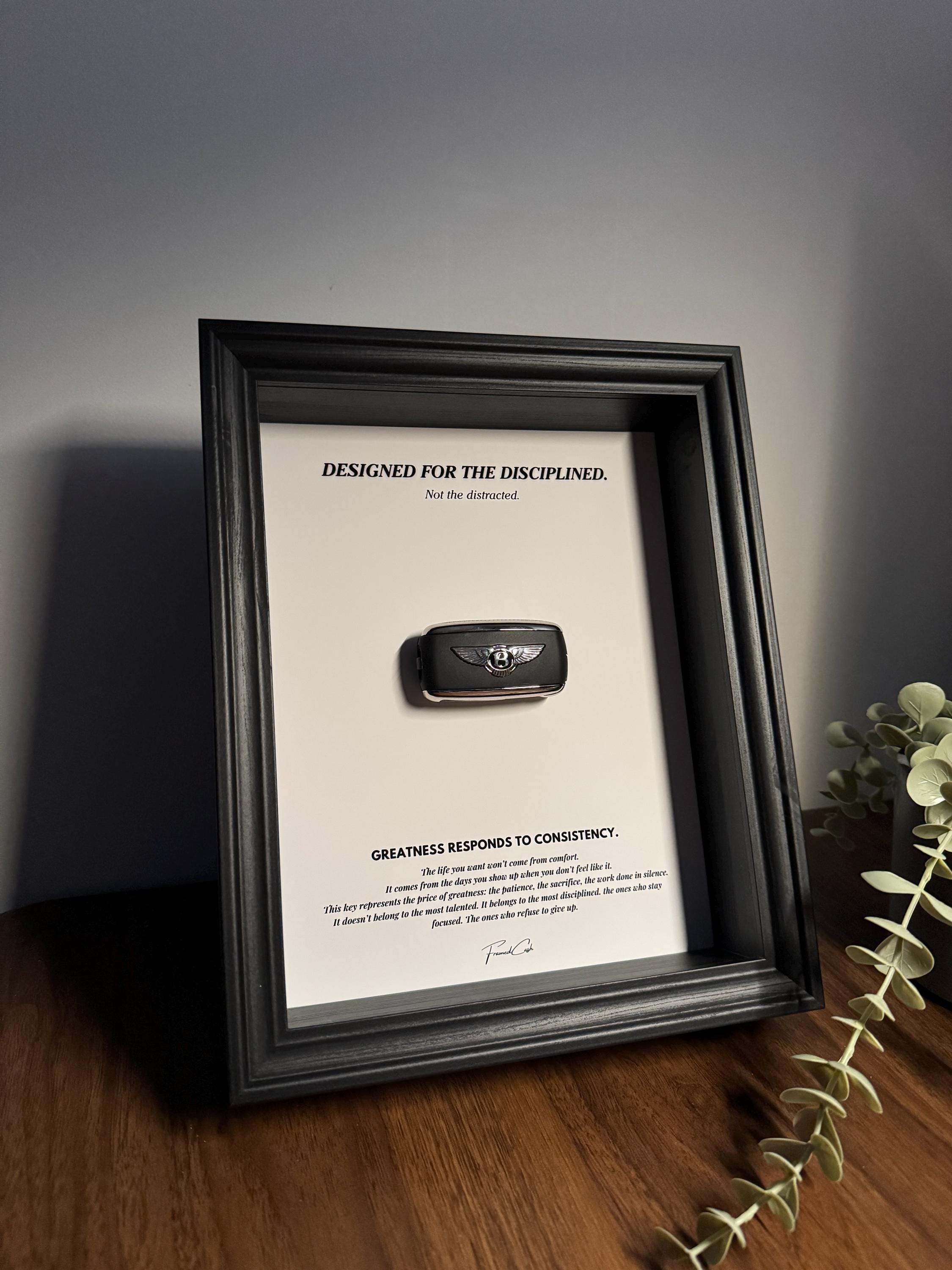 Designed for the Disciplined - Motivational Bentley Key Frame