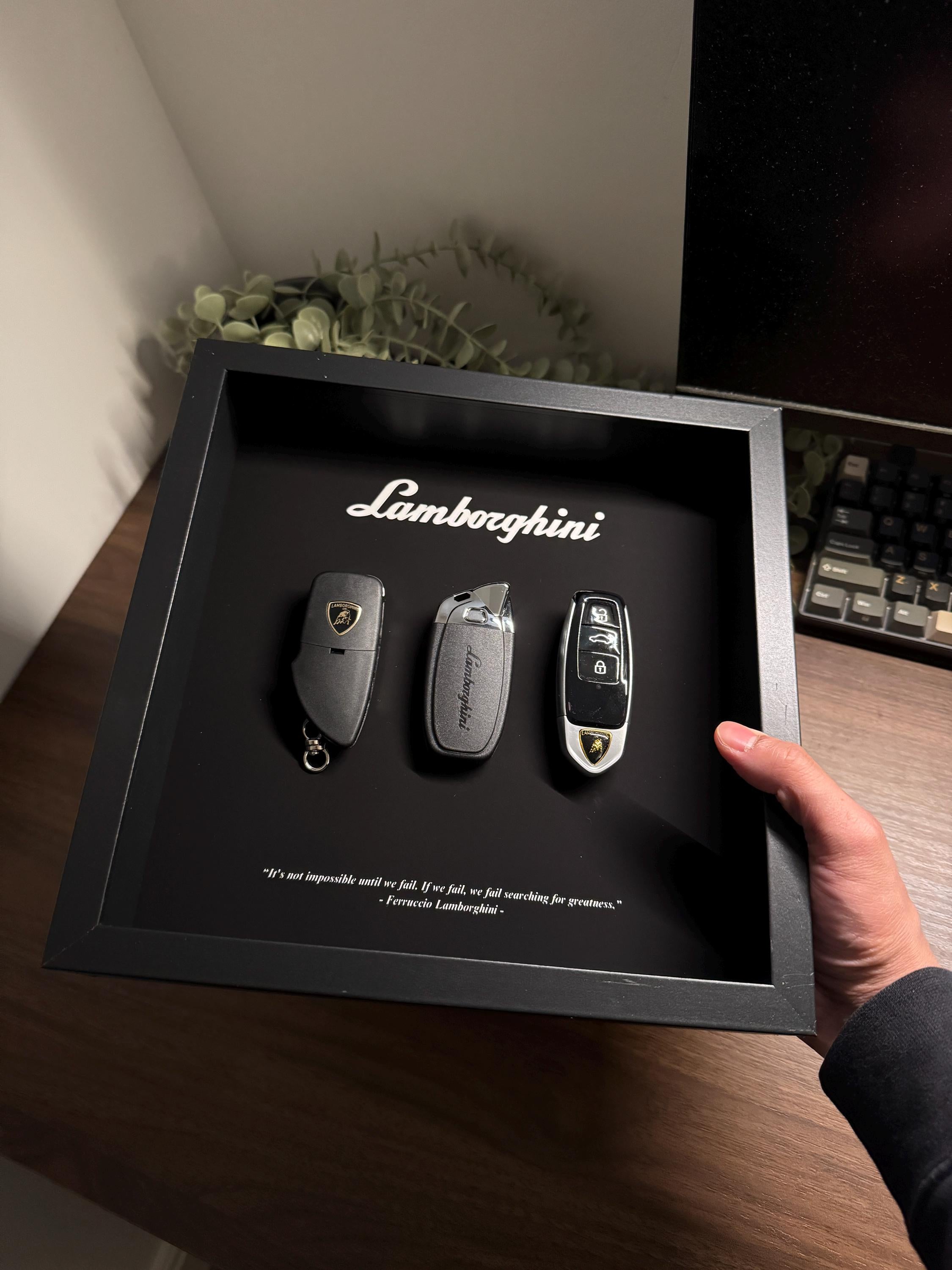Lamborghini Keys Frame | Limited Edition