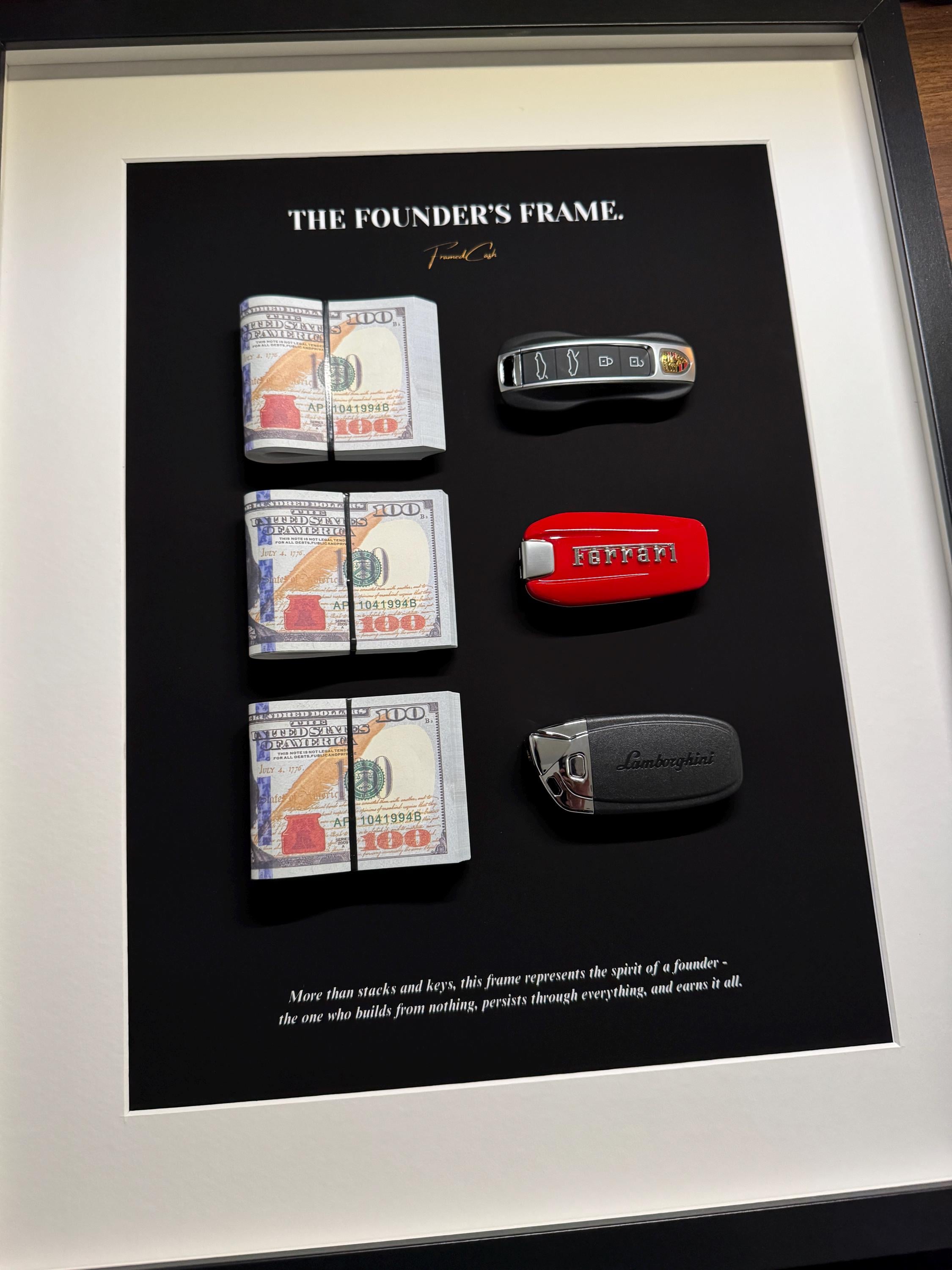 The Founder’s Frame - USDStacks & Supercar Keys