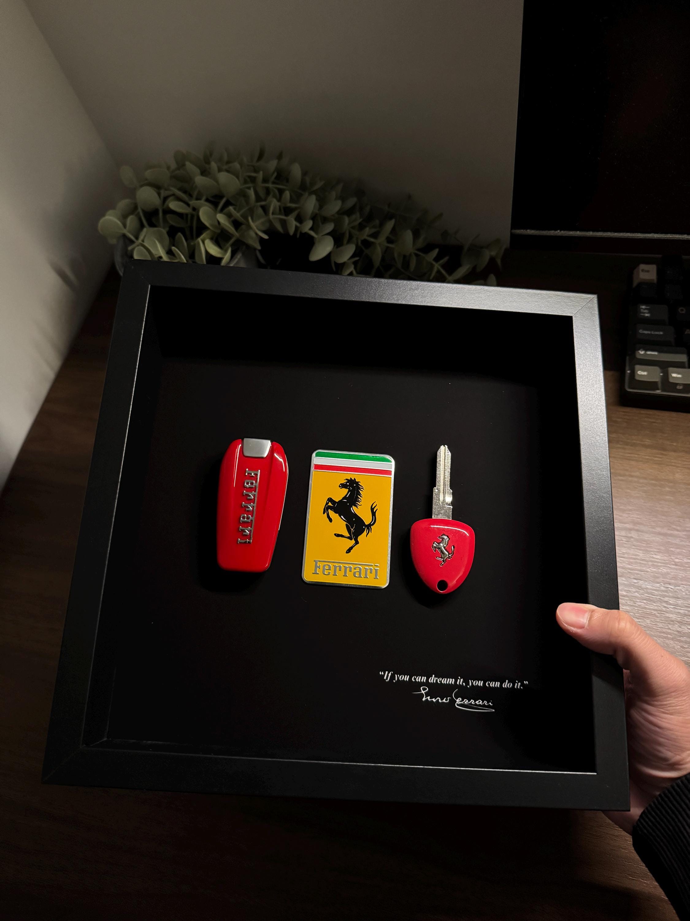 La Ferrari keys Frame - Enzo Signature Edition