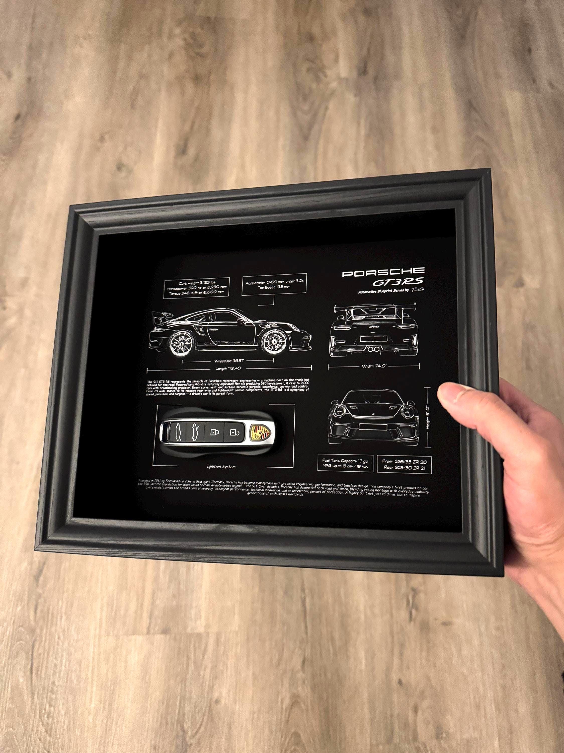 Porsche 911 GT3 RS Blueprint & Key Frame
