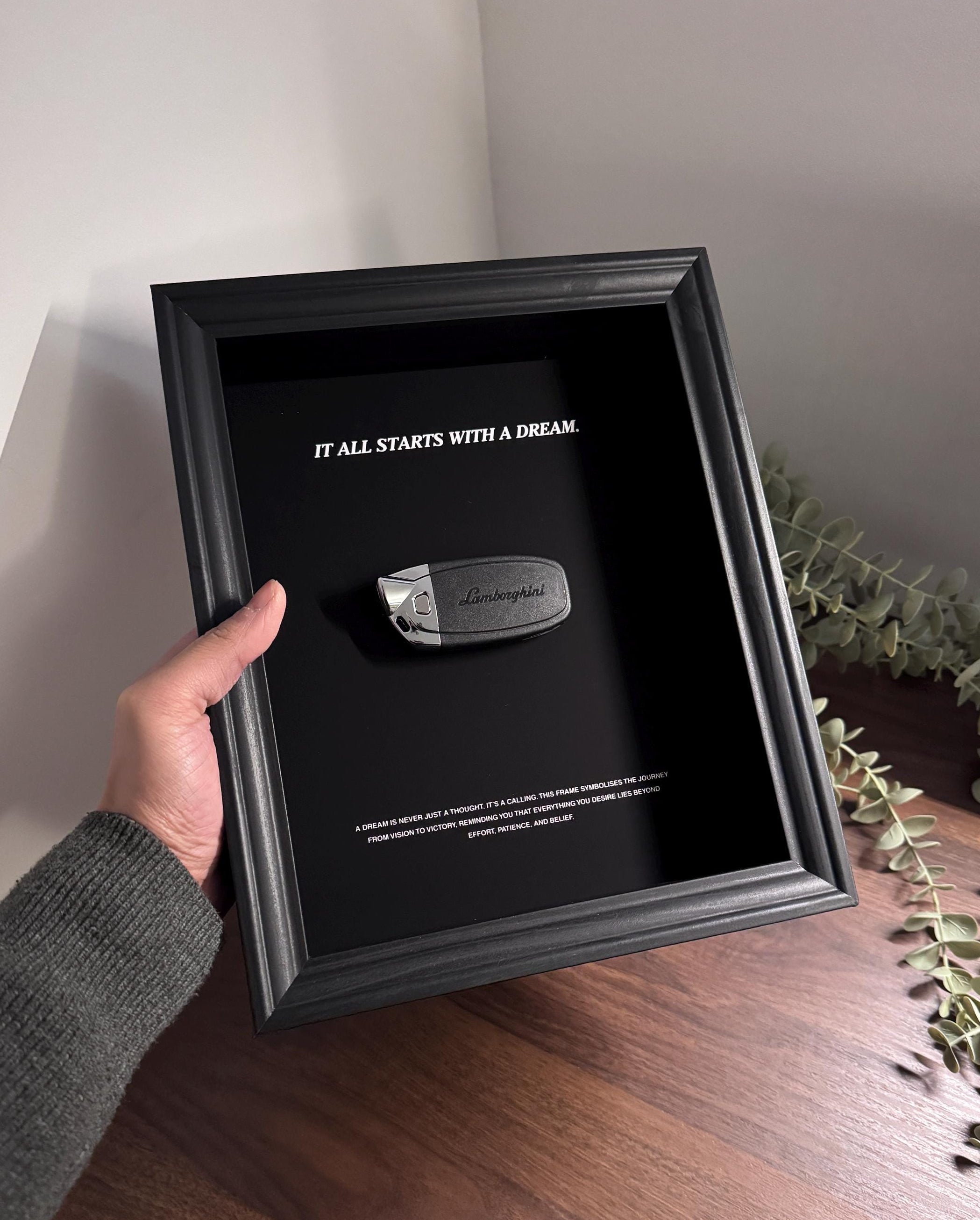 “IT ALL STARTS WITH A DREAM” FRAME – LAMBORGHINI EDITION
