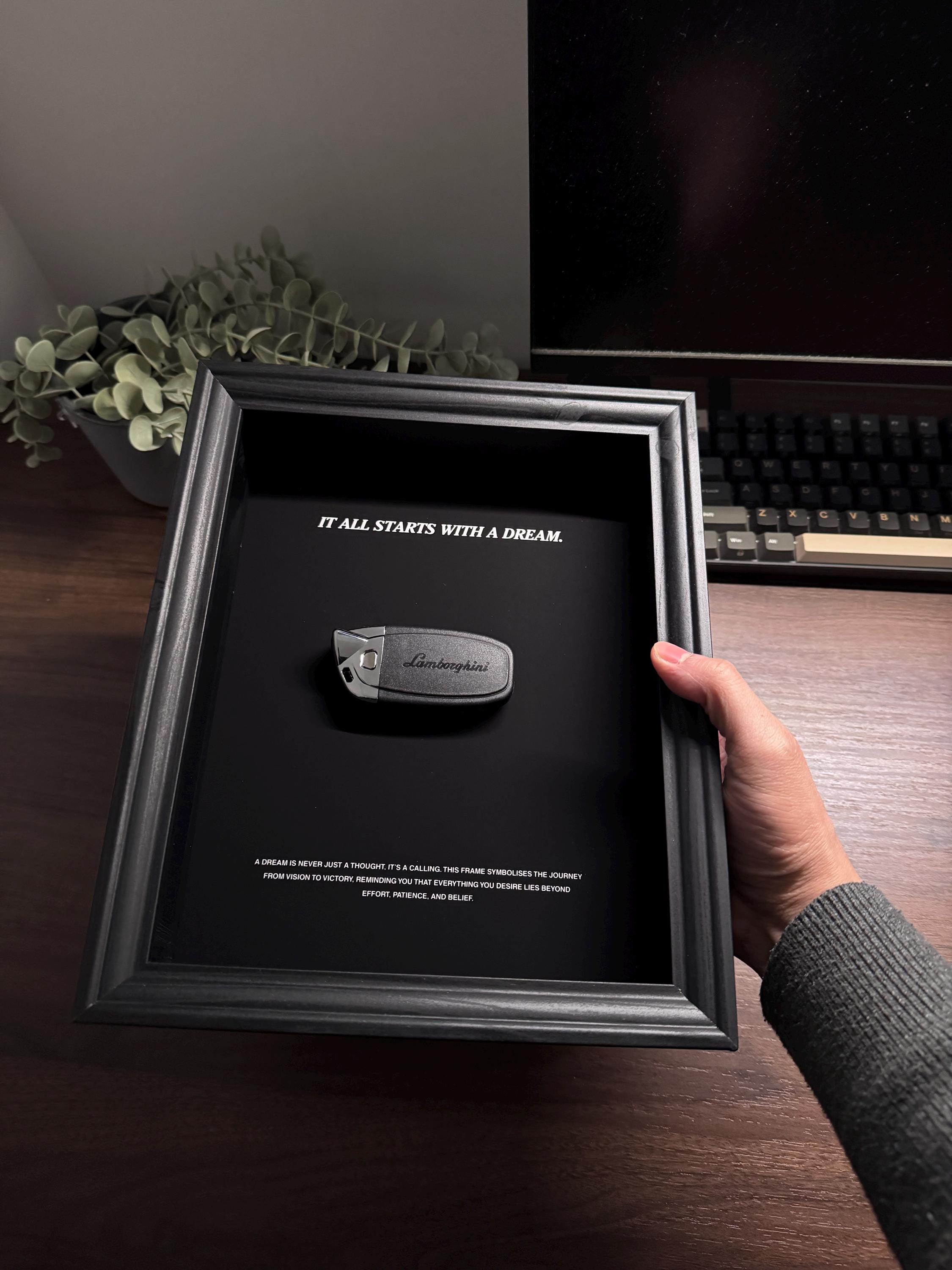 "It All Starts With A Dream" Frame - Lamborghini Edition