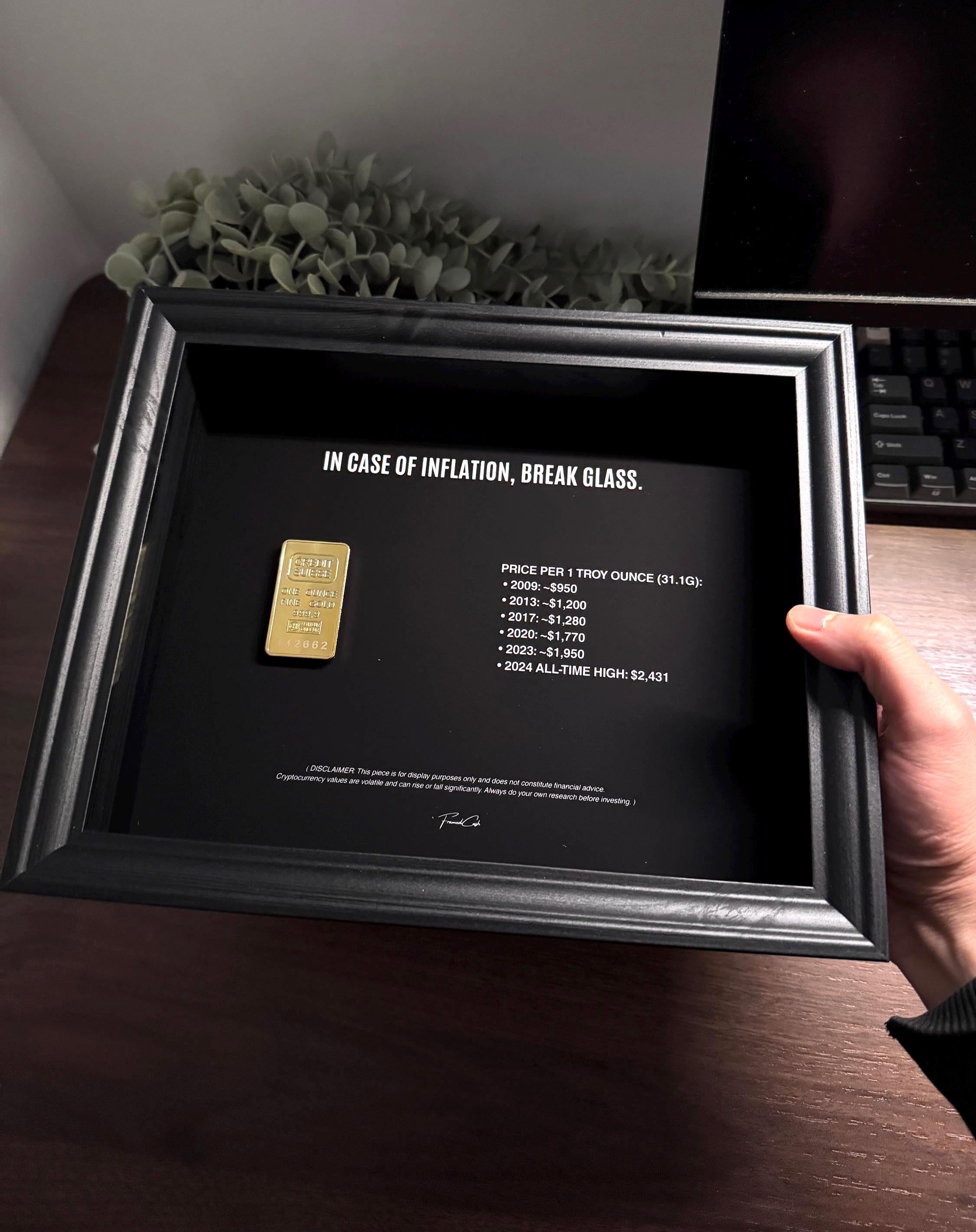 In Case of Inflation, Break Glass - Gold Edition