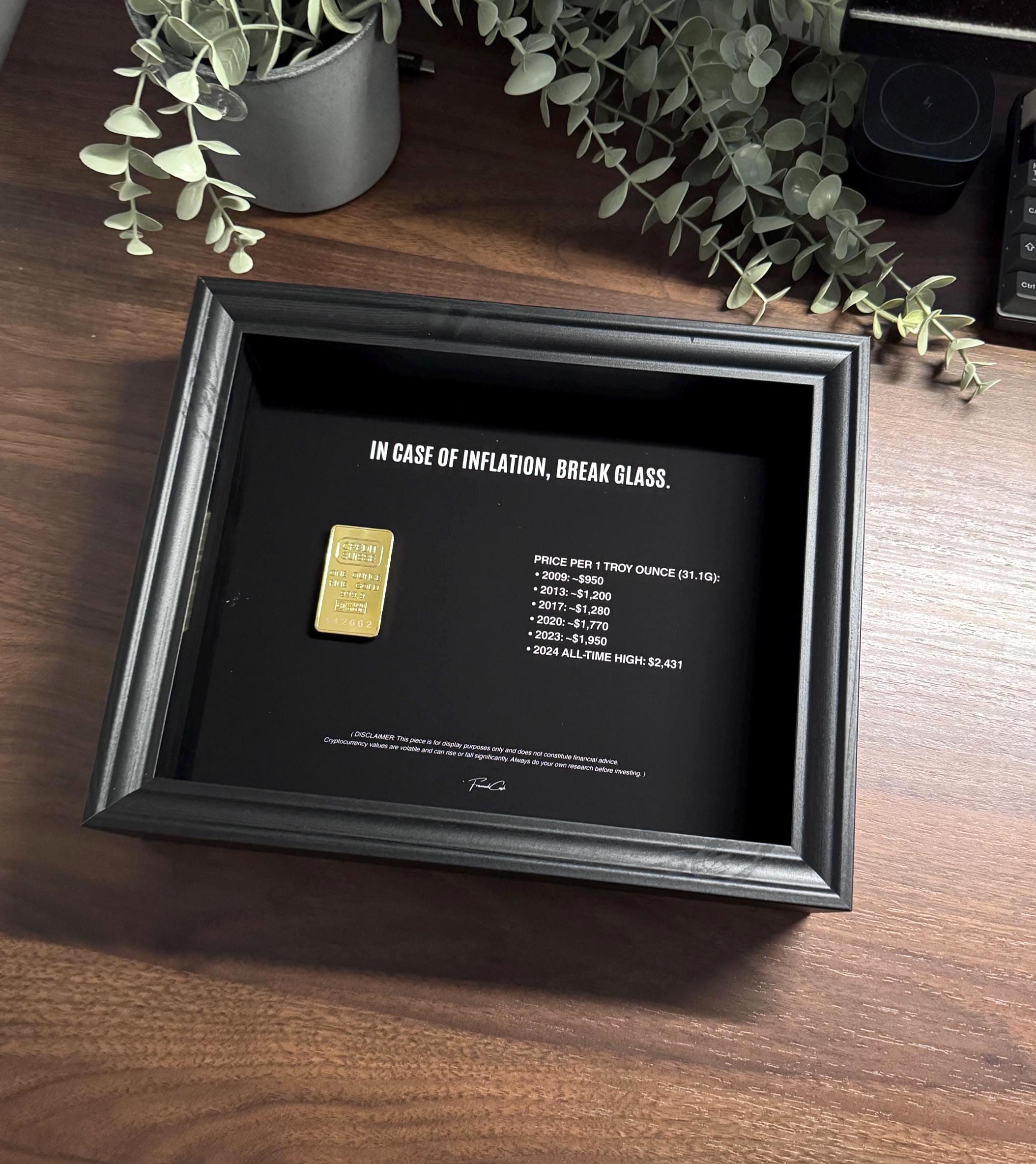 In Case of Inflation, Break Glass - Gold Edition