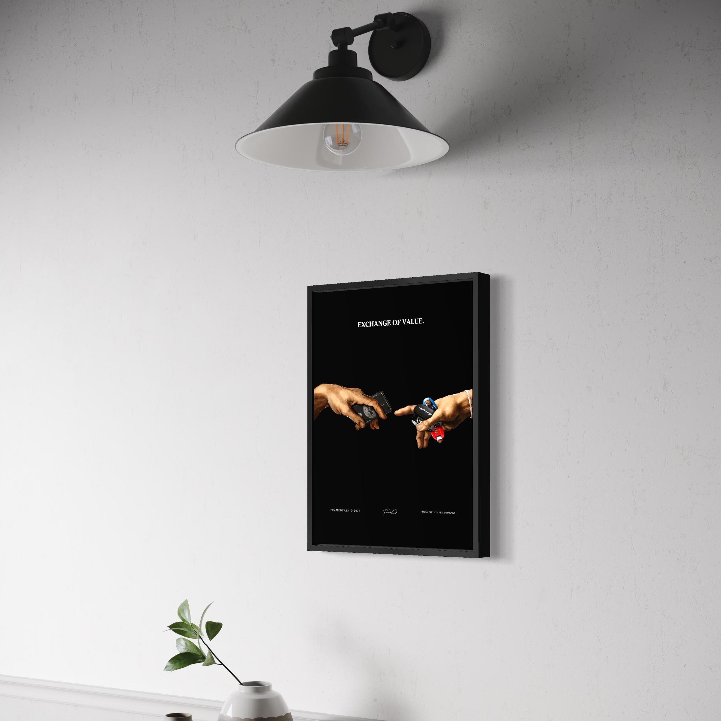 Exchange of Value - Framed Poster (A3 Size)