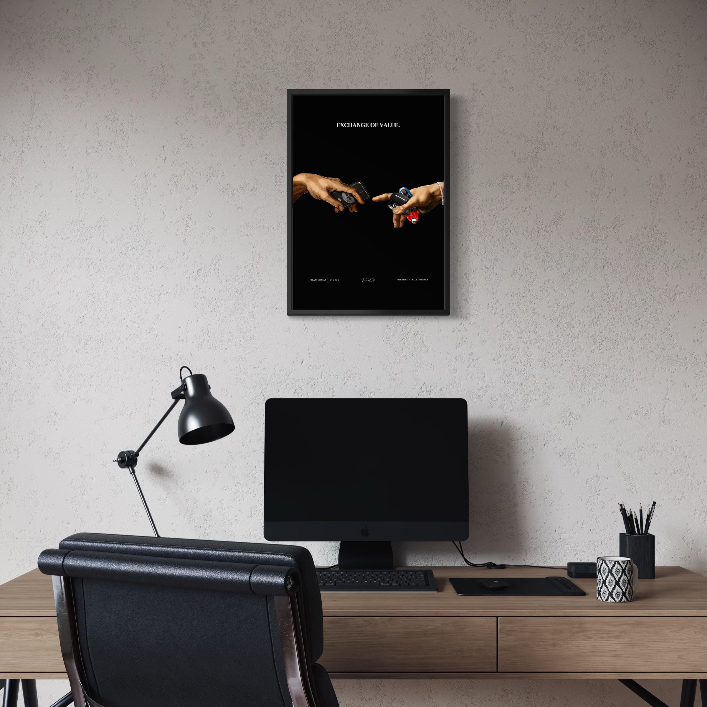Exchange of Value - Framed Poster (A3 Size)