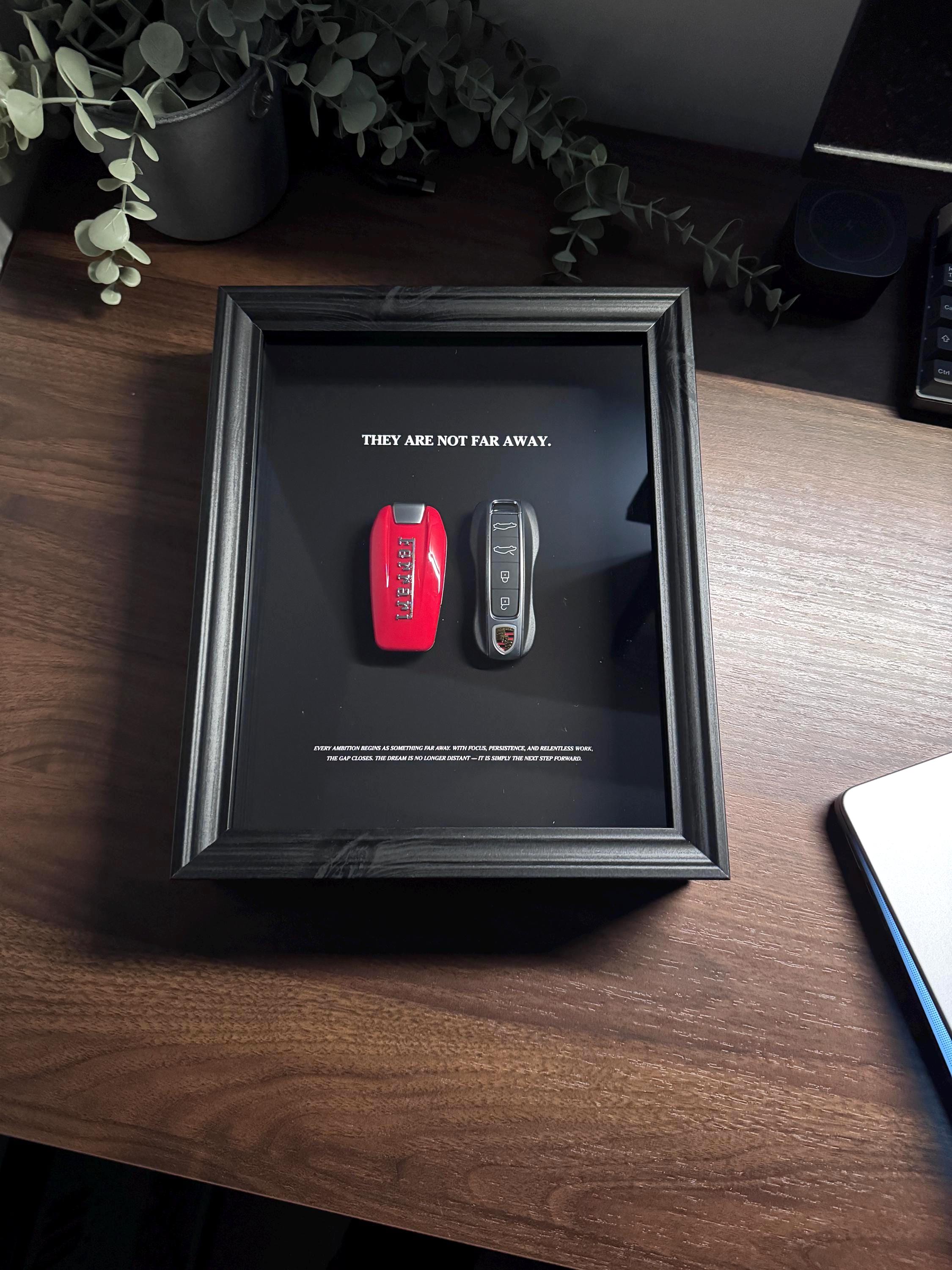 They are not far away - Ferrari & Porsche Key Display Frame