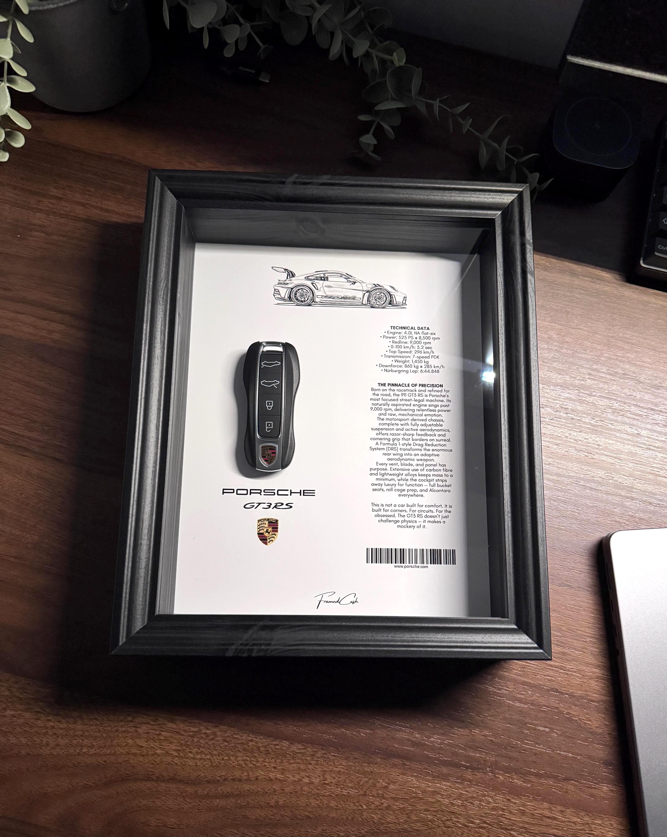 Porsche GT3 RS Key display Frame – Spec Edition
