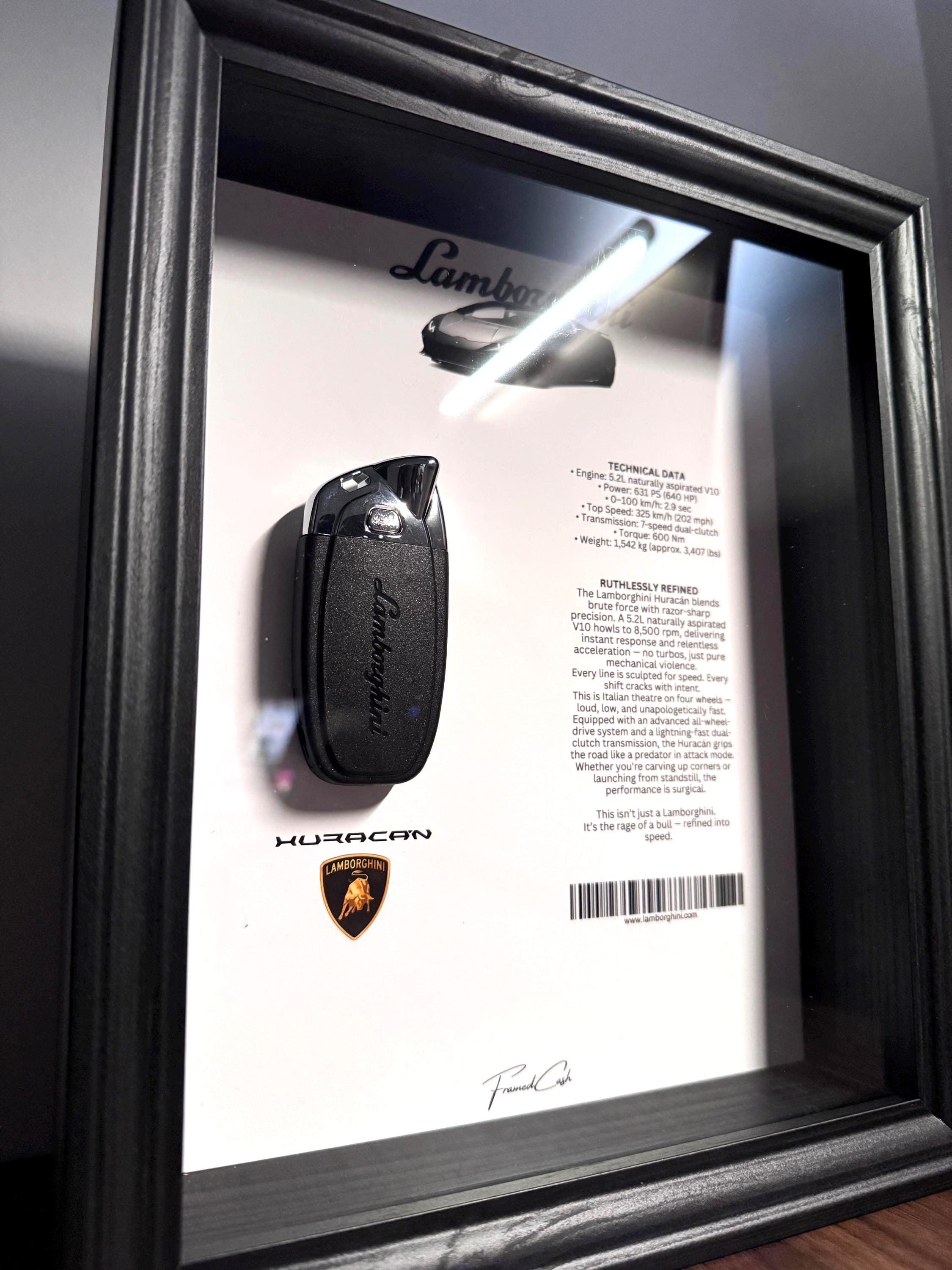 LAMBORGHINI HURACÁN Key display Frame – Spec Edition