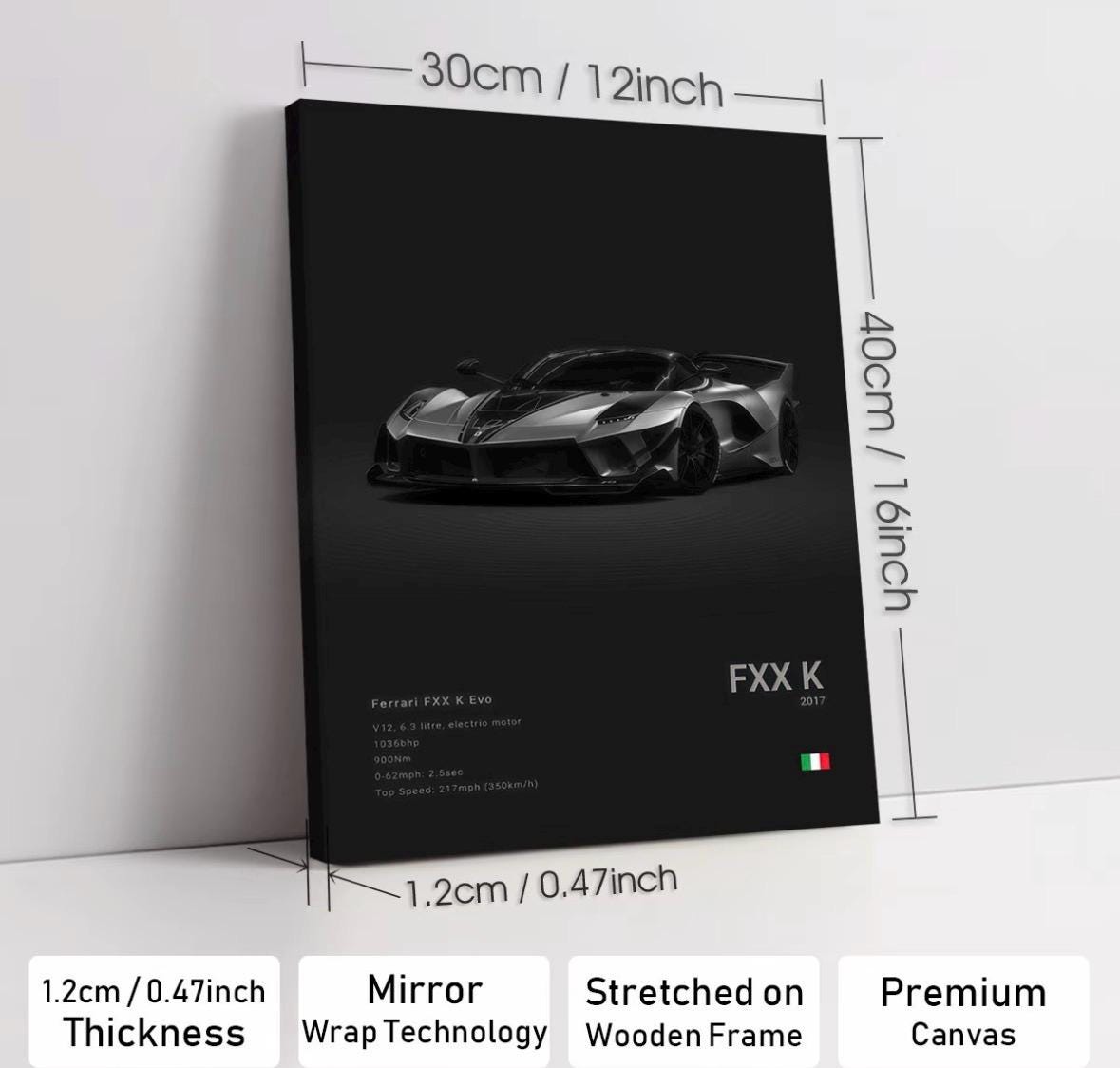 FXX K – Track-Bred Power - Wooden Canvas Poster