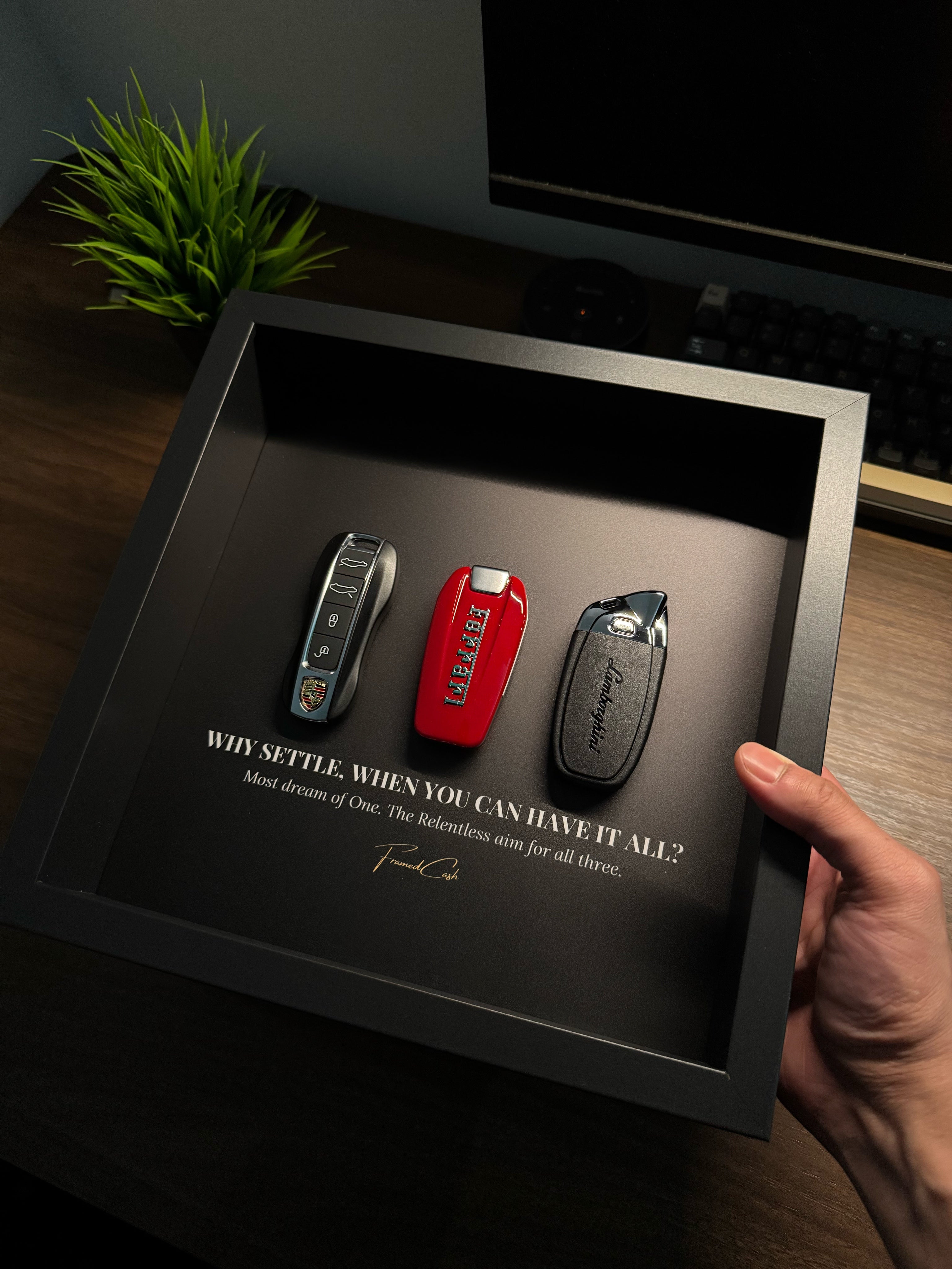 Why Settle? - Supercar Trinity Frame - Ferrari, Porsche & Lamborghini