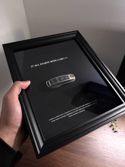 "It All Starts With A Dream" Frame - Porsche Edition
