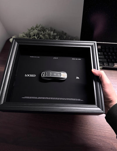 Porsche Key Framed - LOCKED IN