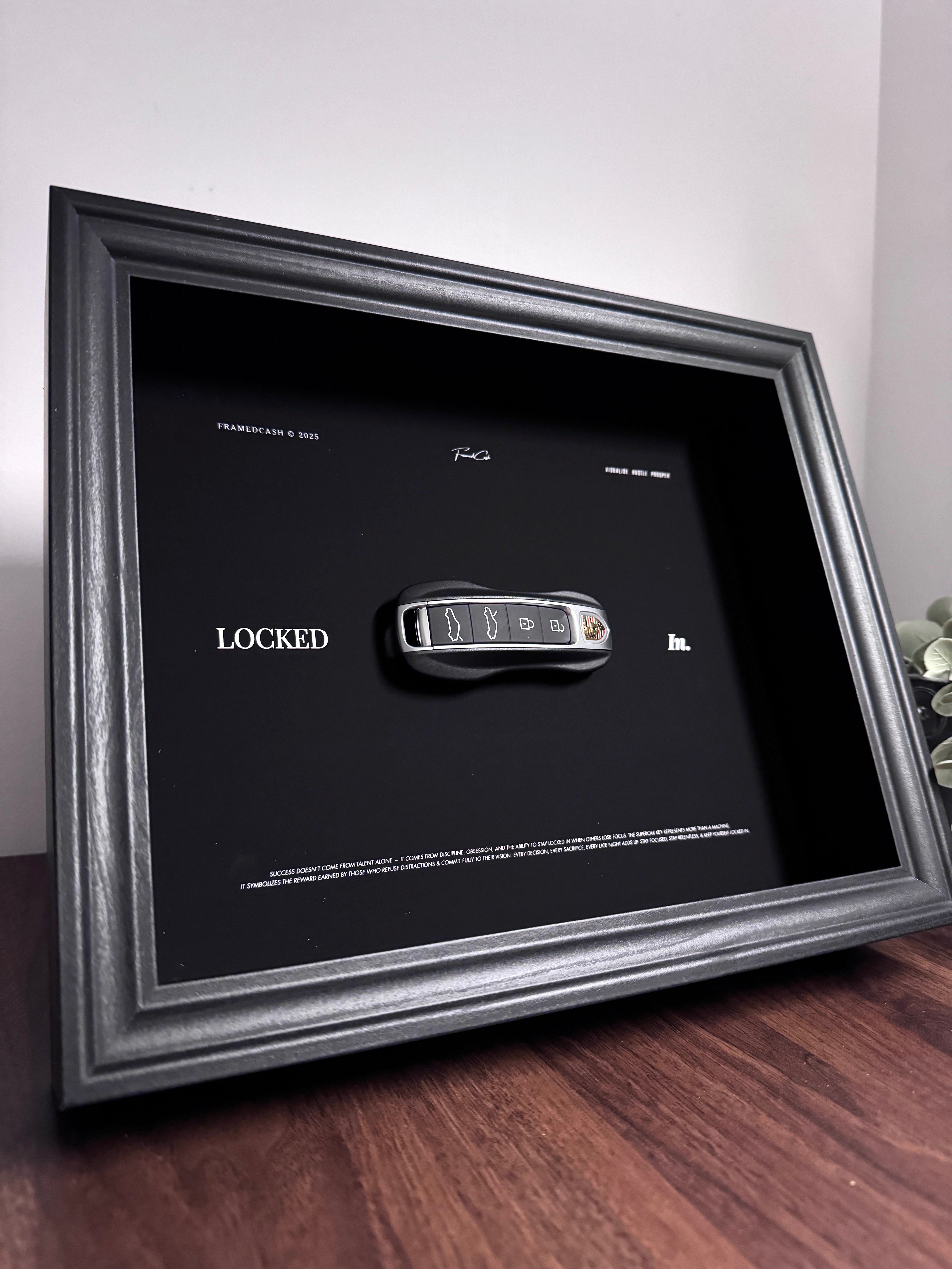Porsche Key Framed - LOCKED IN
