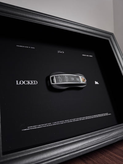 Porsche Key Framed - LOCKED IN