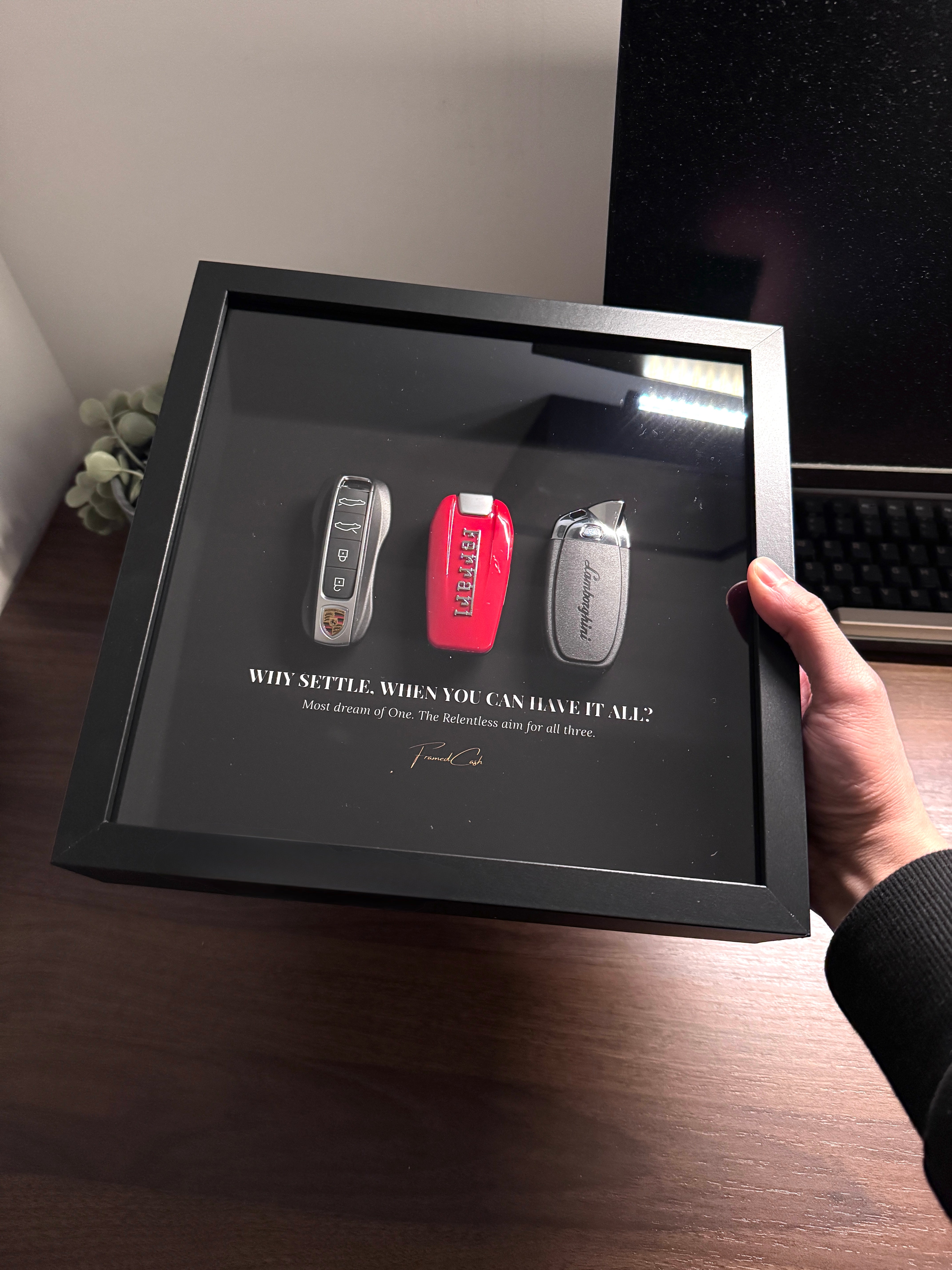 Why Settle? - Supercar Trinity Frame - Ferrari, Porsche & Lamborghini