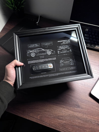 Porsche 911 GT3 RS Blueprint & Key Frame