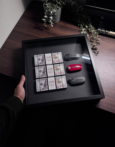 The Wealth Display – USD & Supercar Keys