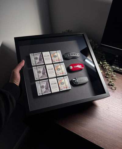 The Wealth Display – USD & Supercar Keys