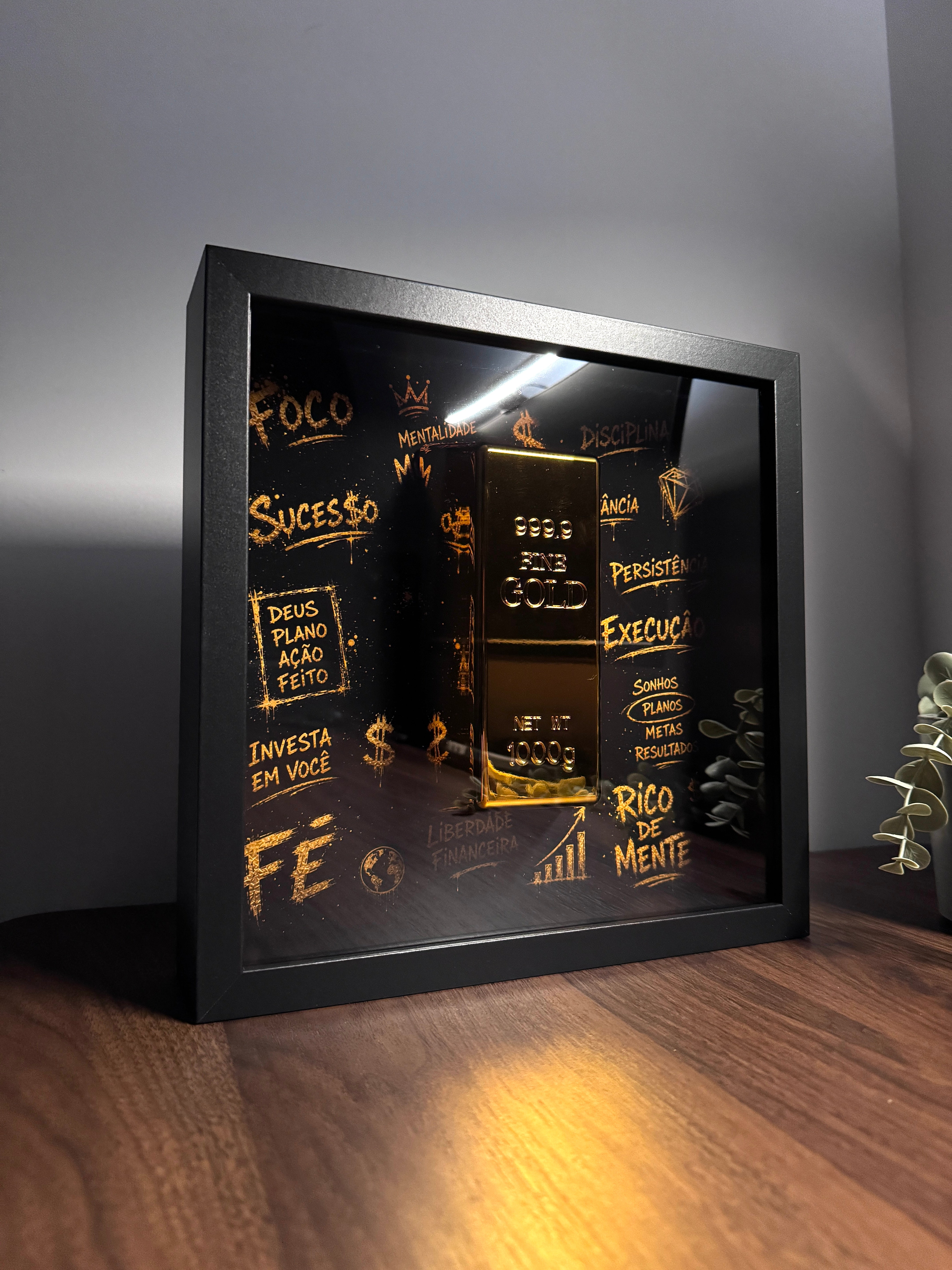 The Golden Mindset - Graffiti Artwork
