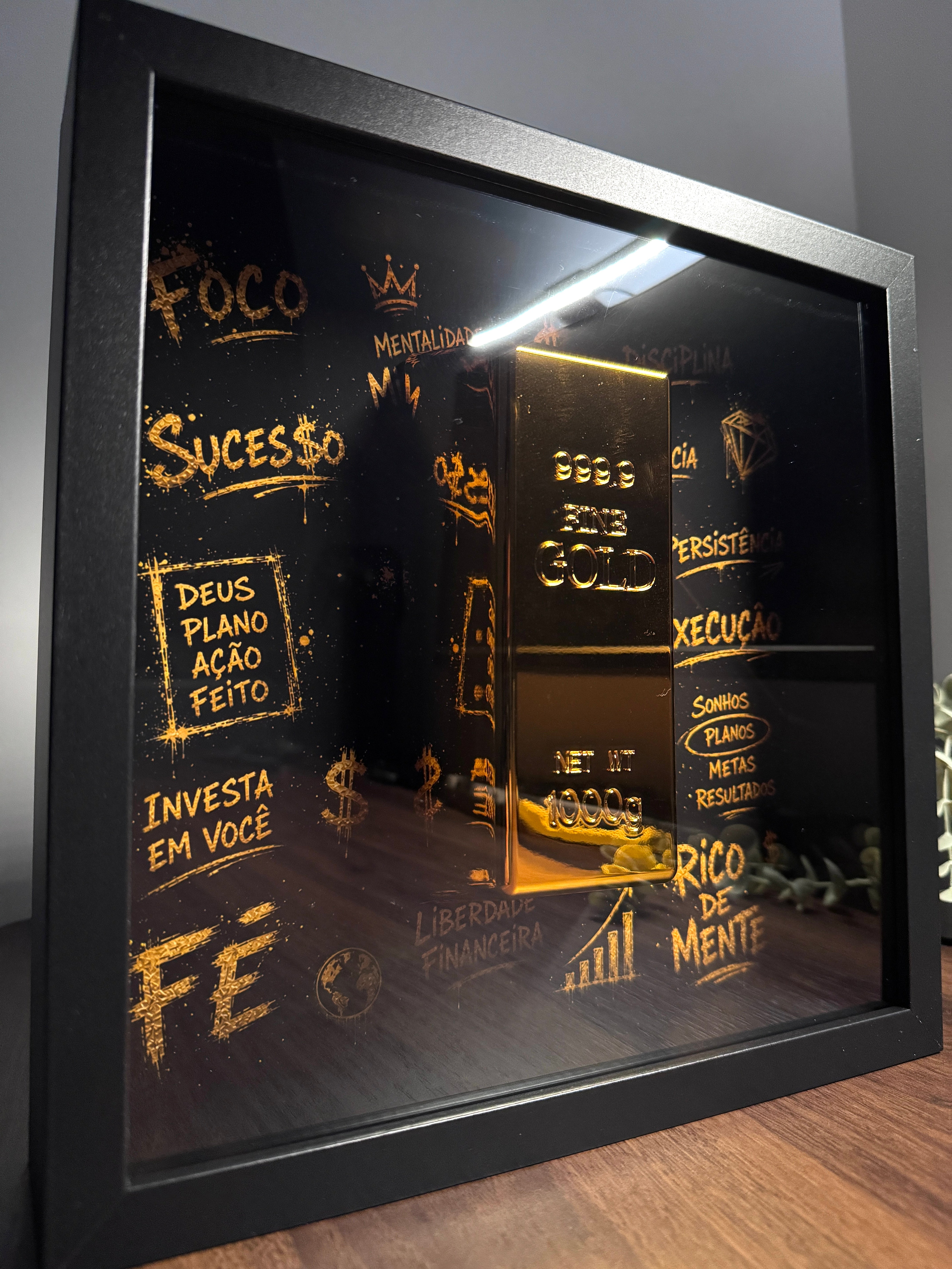 The Golden Mindset - Graffiti Artwork
