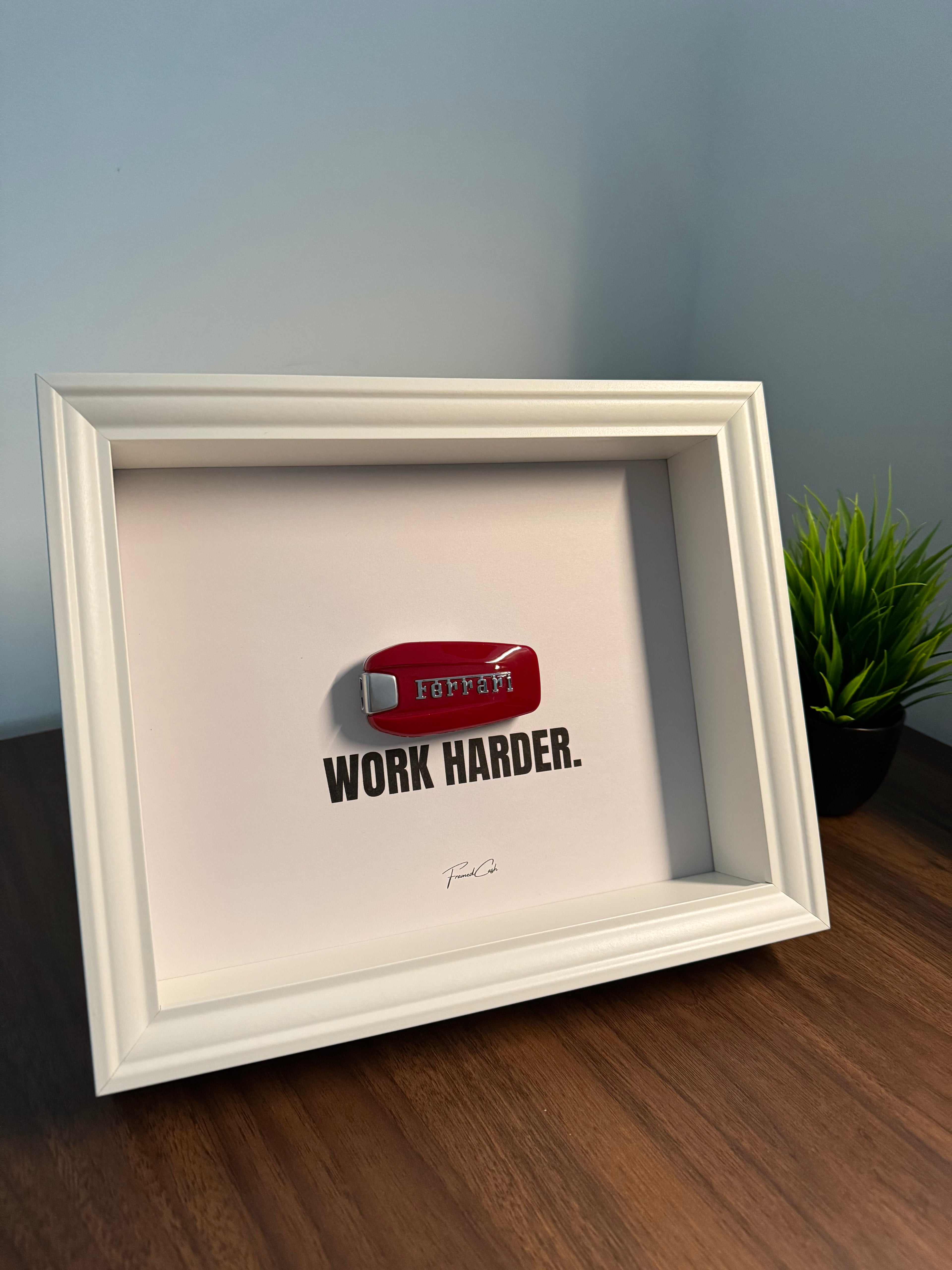 La Ferrari Key Frame – WORK HARDER (White)