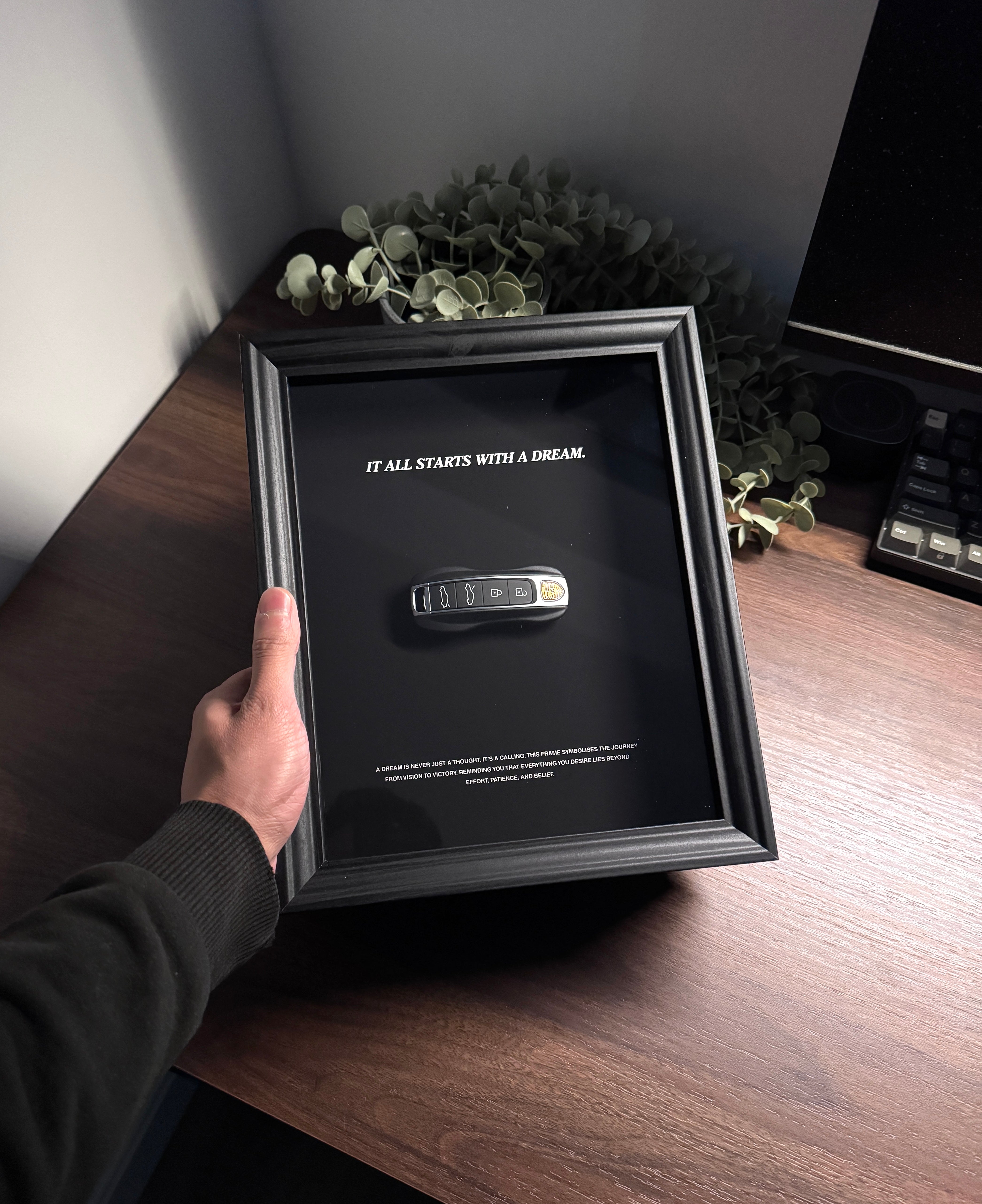 "It All Starts With A Dream" Frame - Porsche Edition