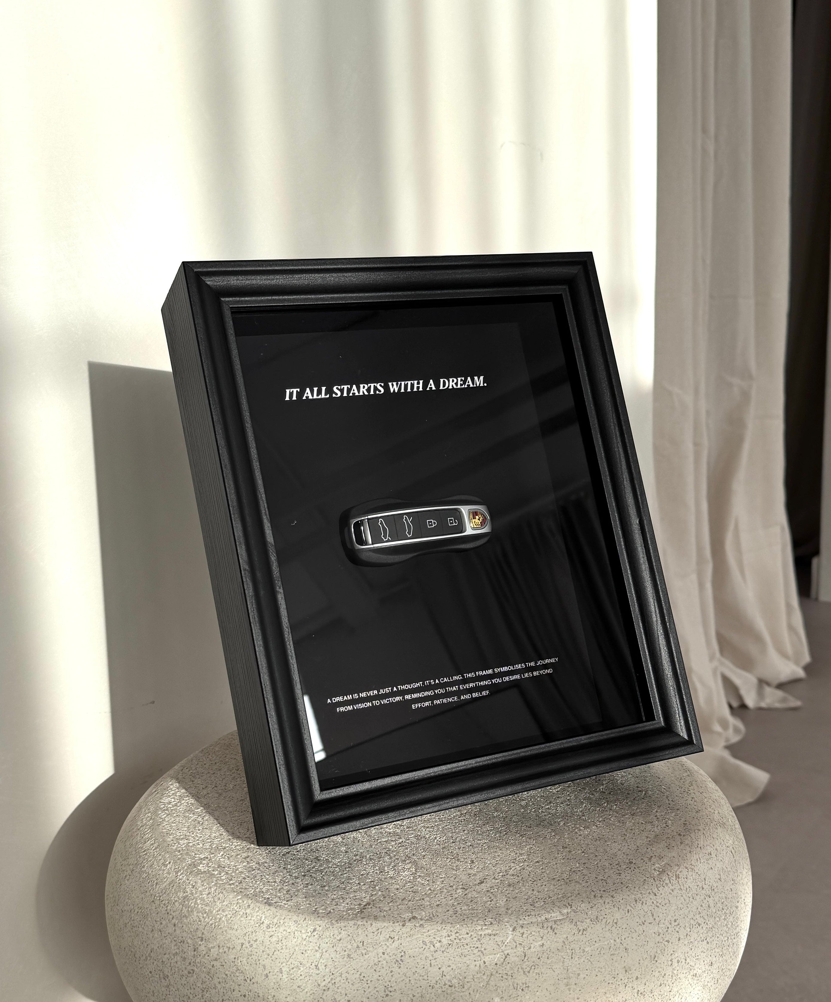 “IT ALL STARTS WITH A DREAM” FRAME – PORSCHE EDITION